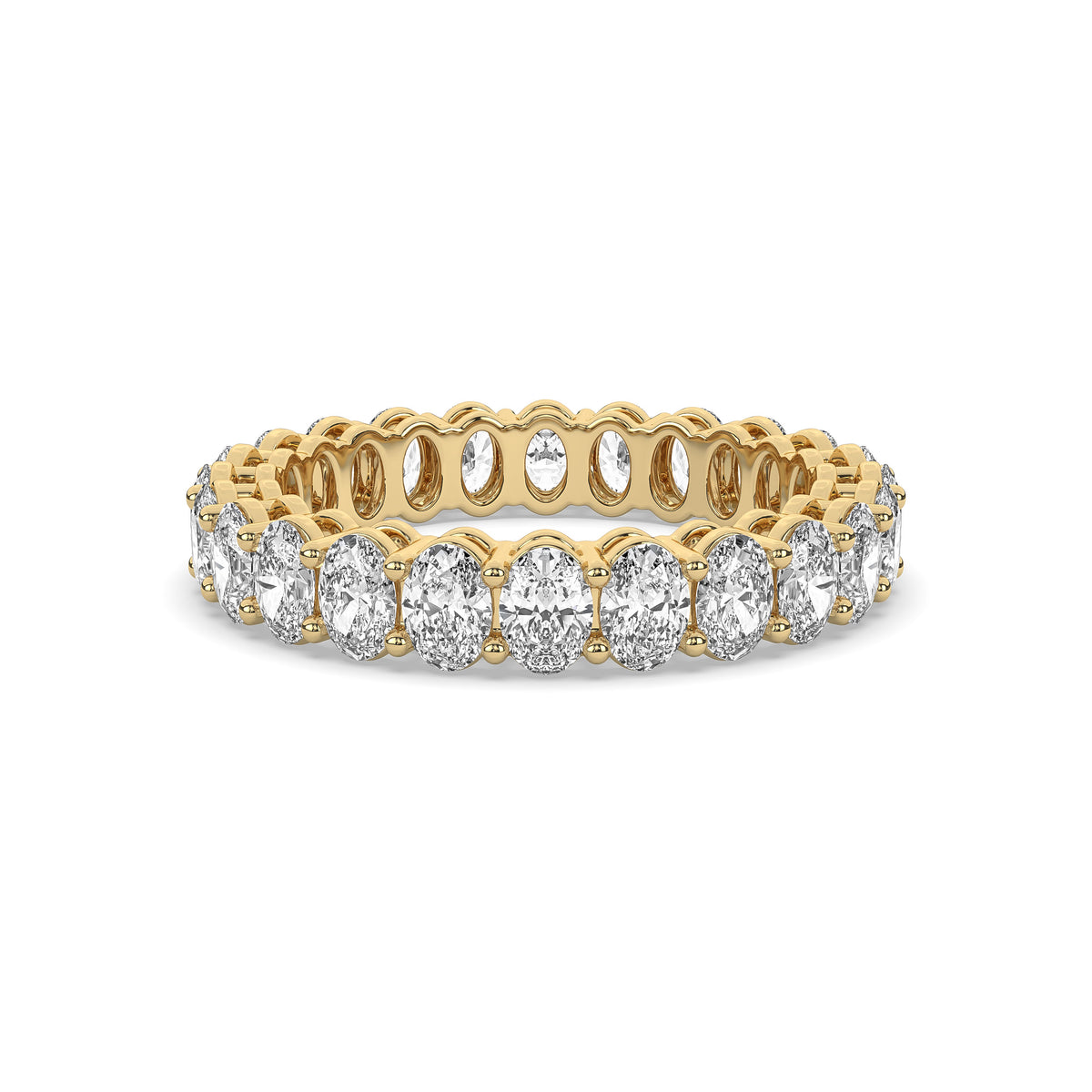 The Classic Oval Diamond Eternity Band