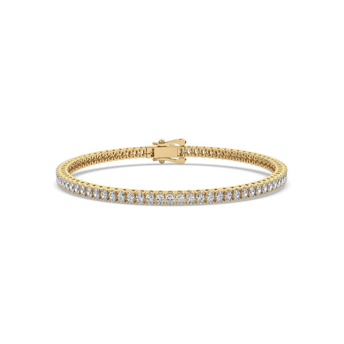 The Classic Oval Diamond Tennis Bracelet