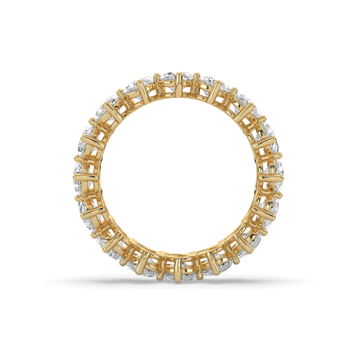 The Classic Pear Diamond Eternity Band Ring