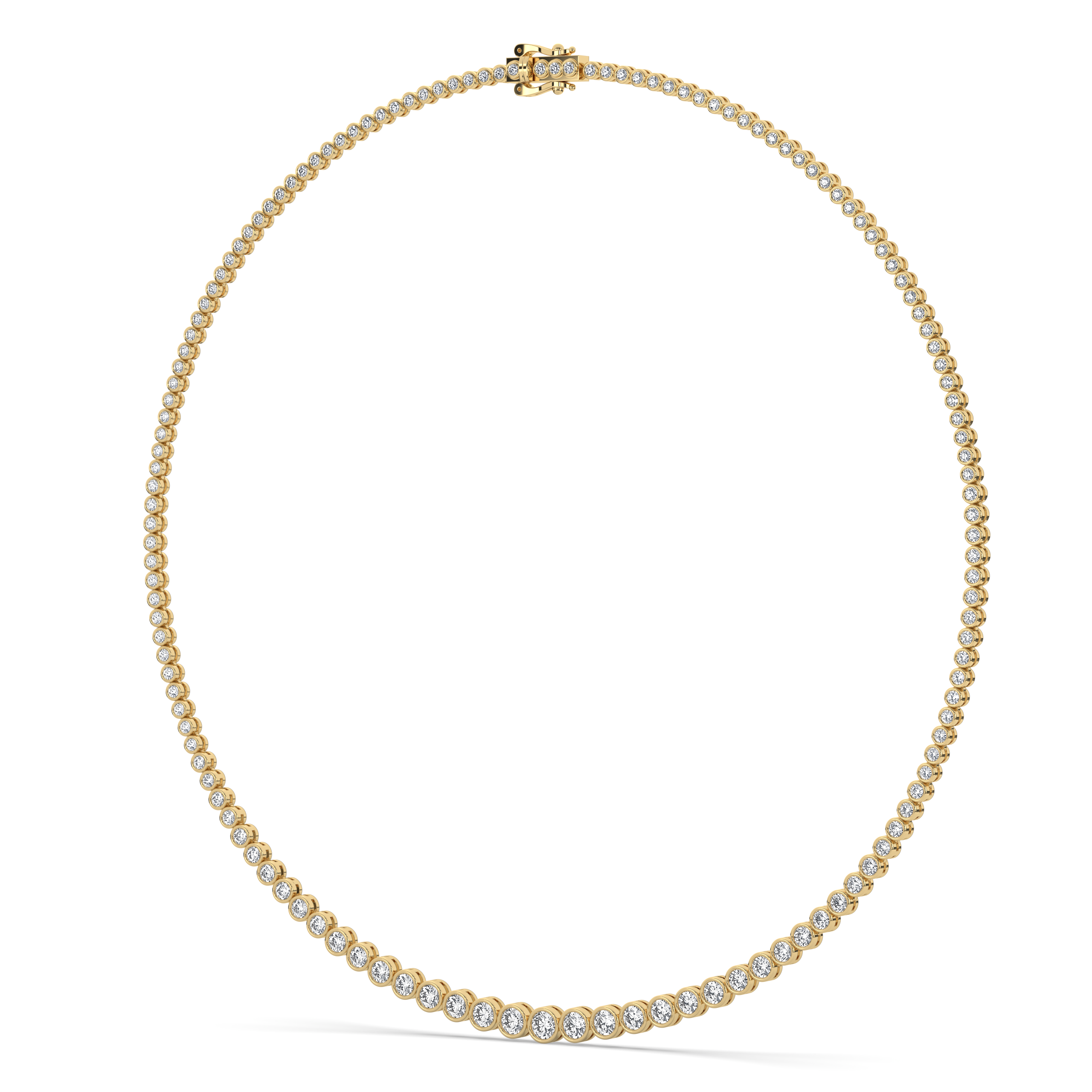 Diamond Graduated Tennis Necklace
