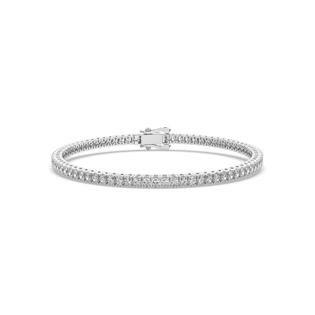 The Classic Oval Diamond Tennis Bracelet