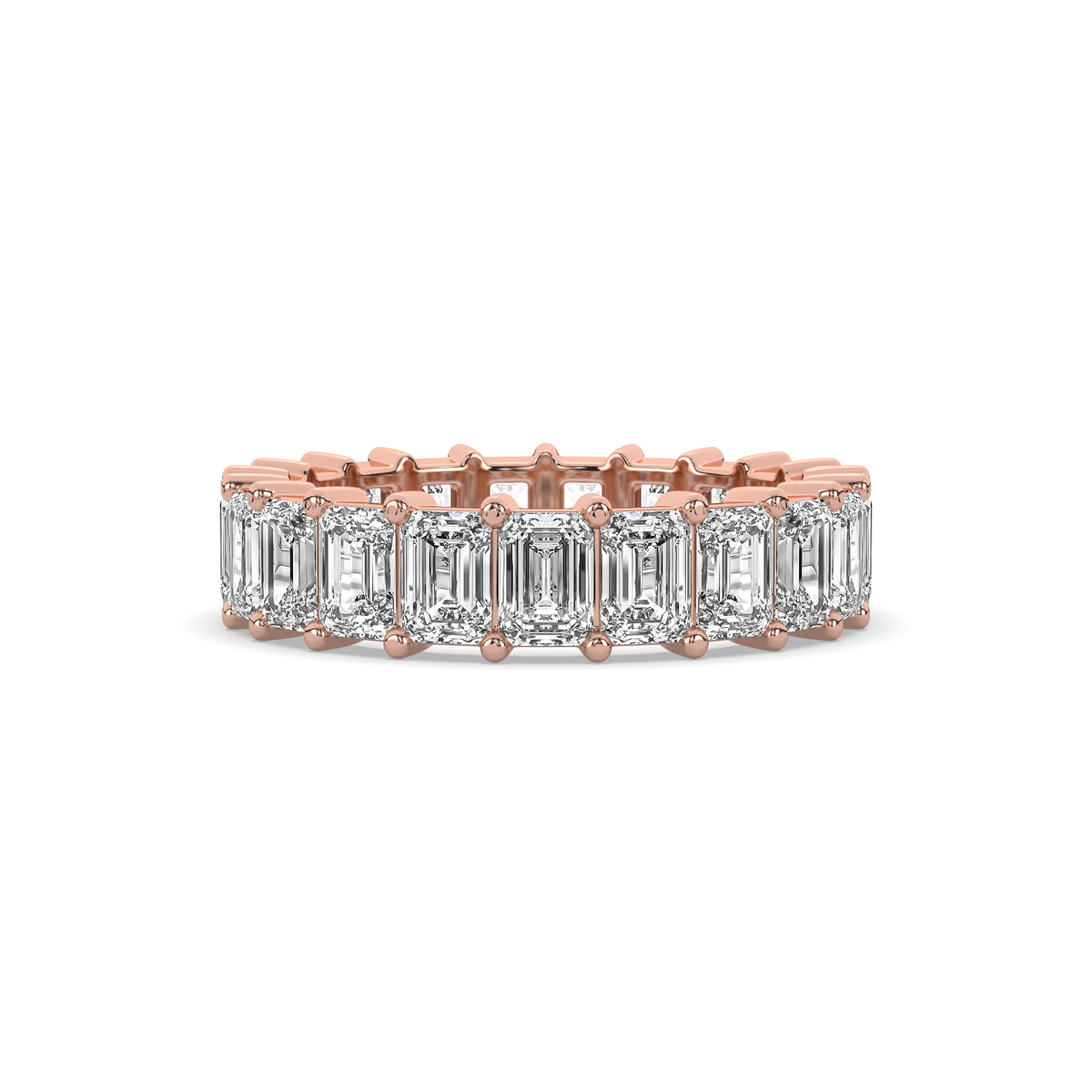 The Classic Emerald-Cut Diamond Eternity Band Ring