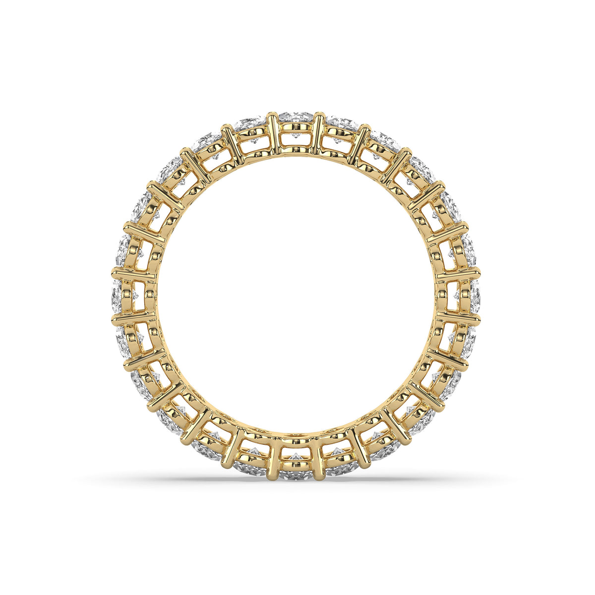 The Classic Oval Diamond Eternity Band