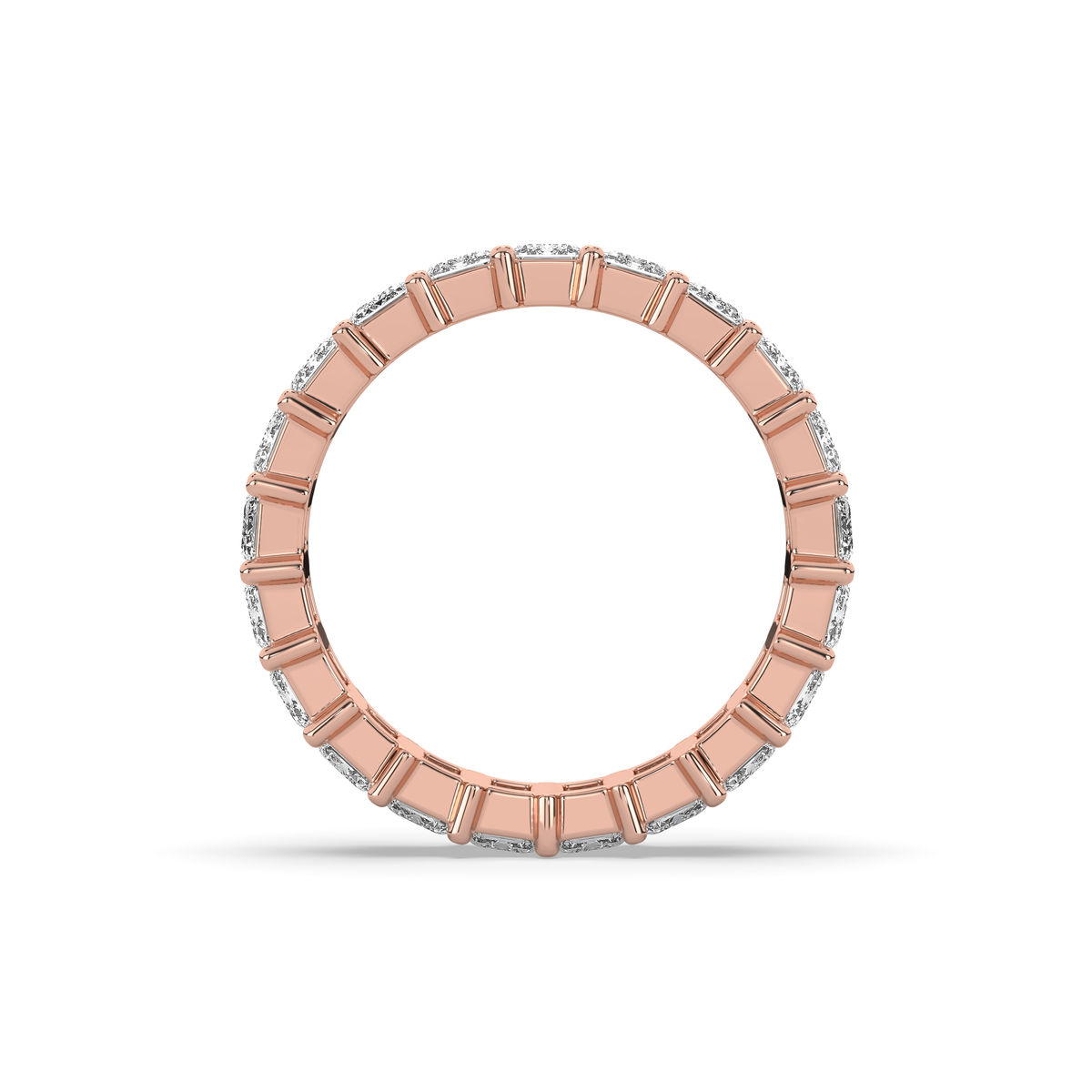 The Classic Emerald-Cut Diamond Eternity Band Ring