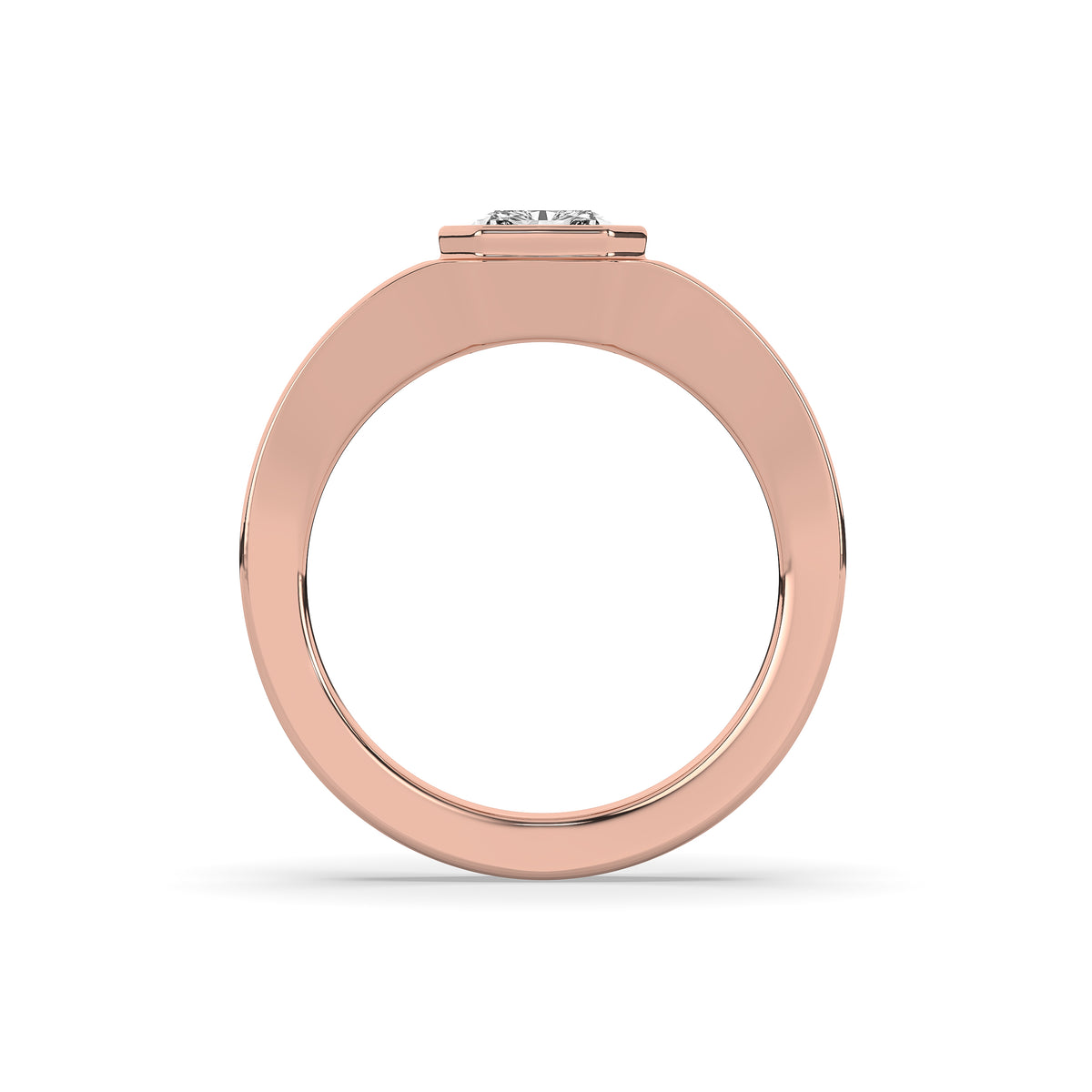 The Radiant-Cut Diamond Signet Ring