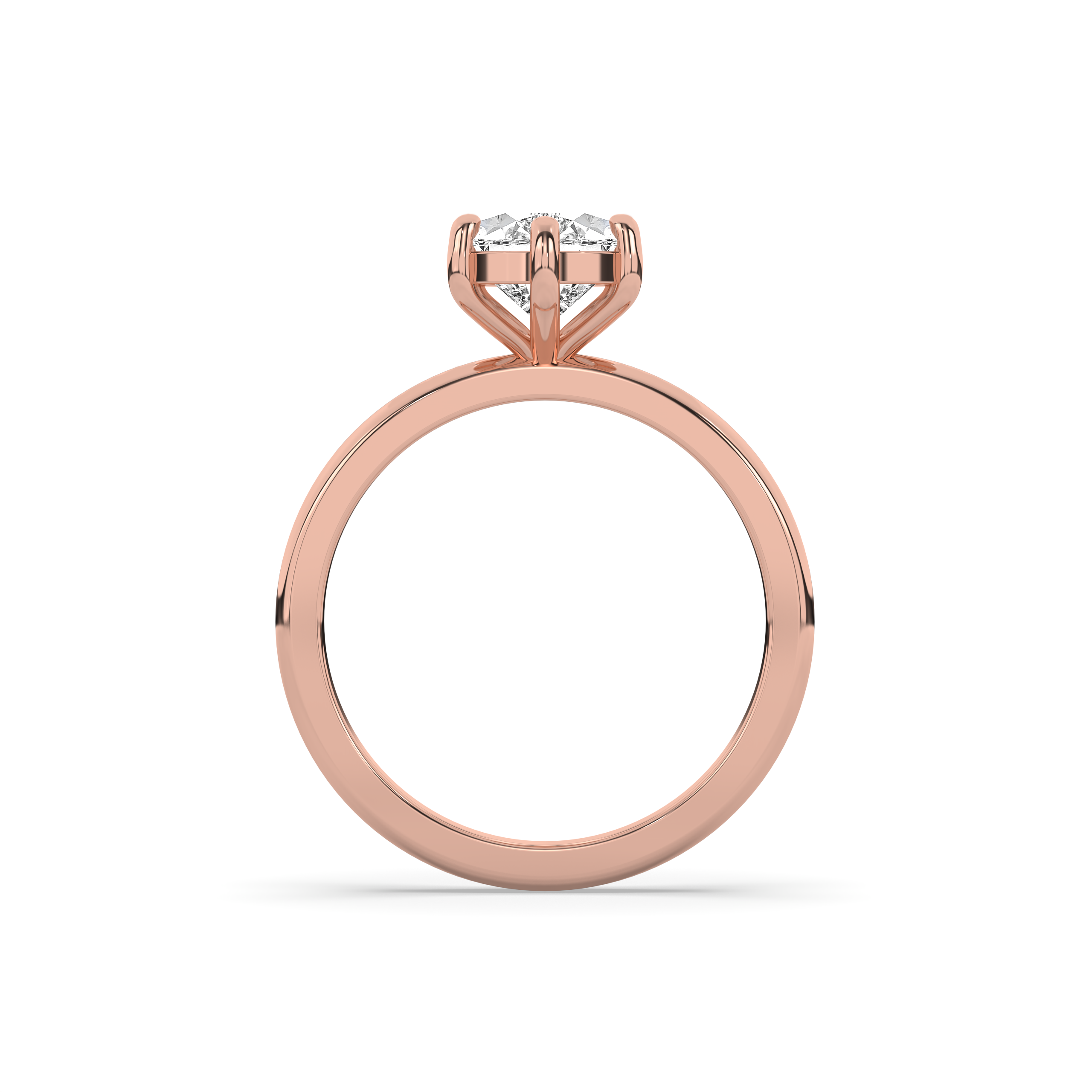 Pear Diamond Solitaire Engagement Ring