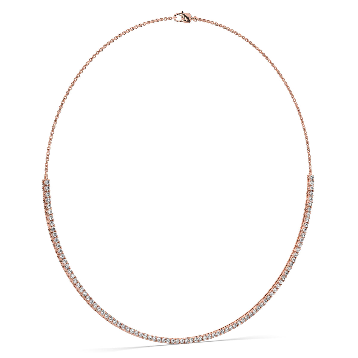 The Classic Half Tennis Necklace