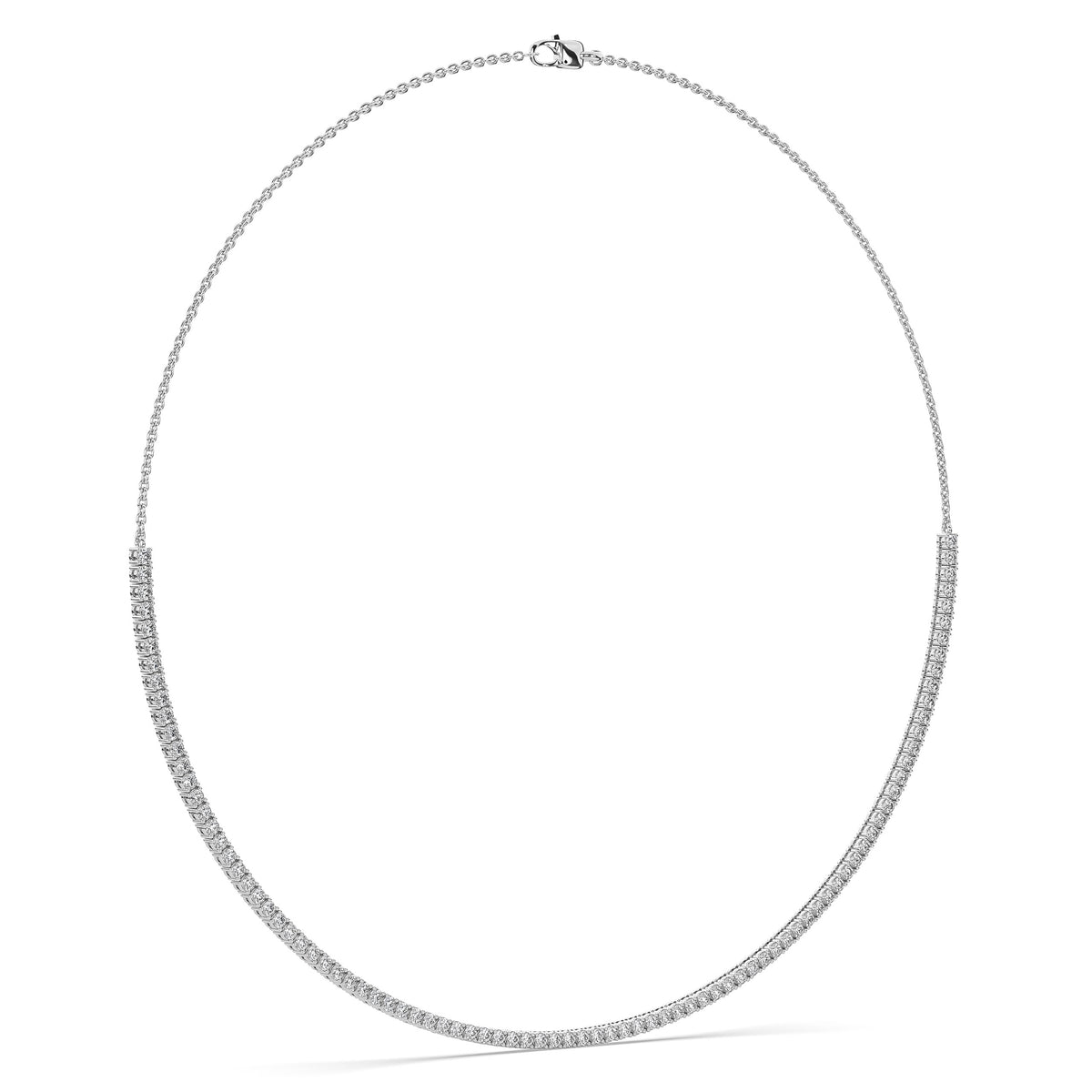 The Classic Half Tennis Necklace