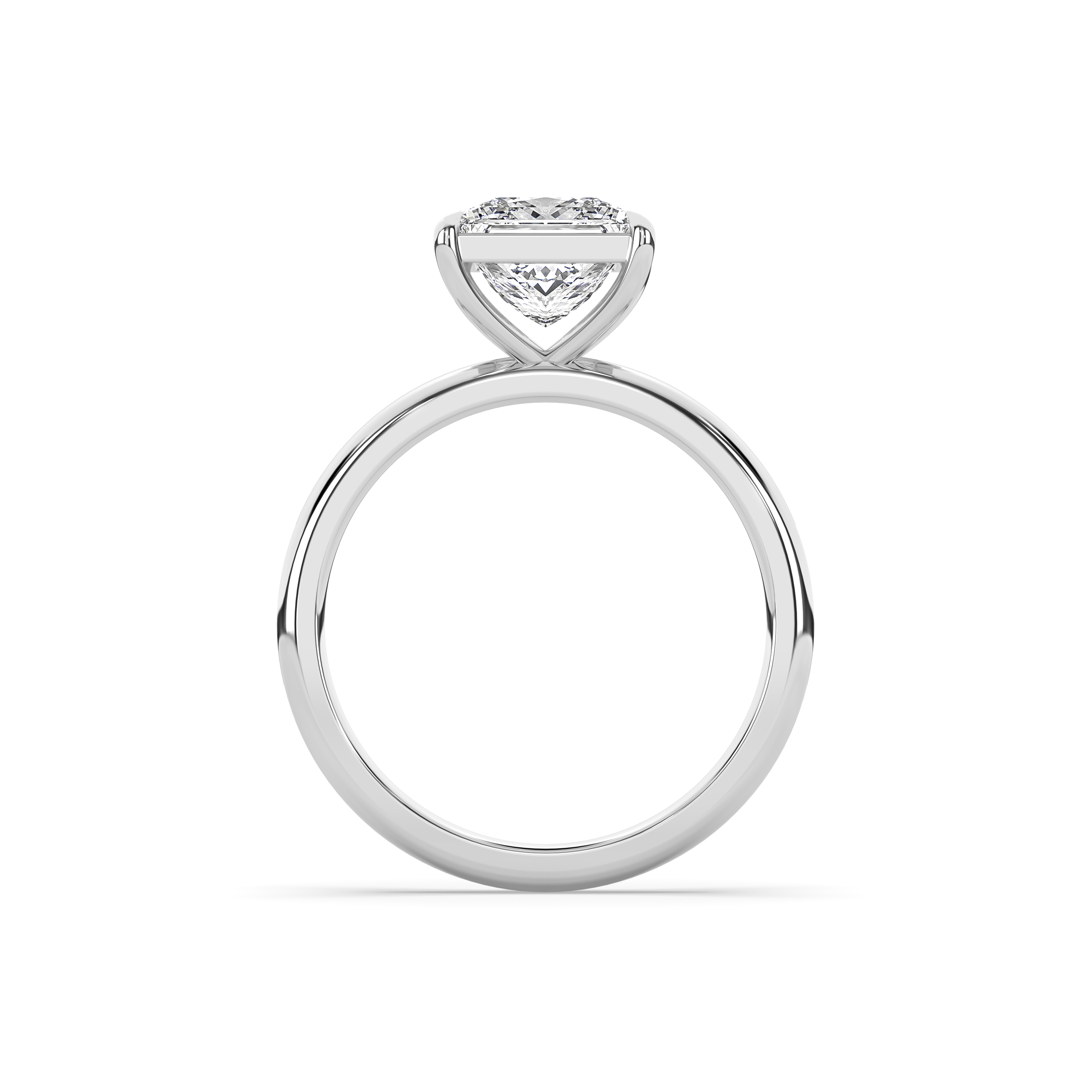 Princess Diamond Solitaire Engagement Ring