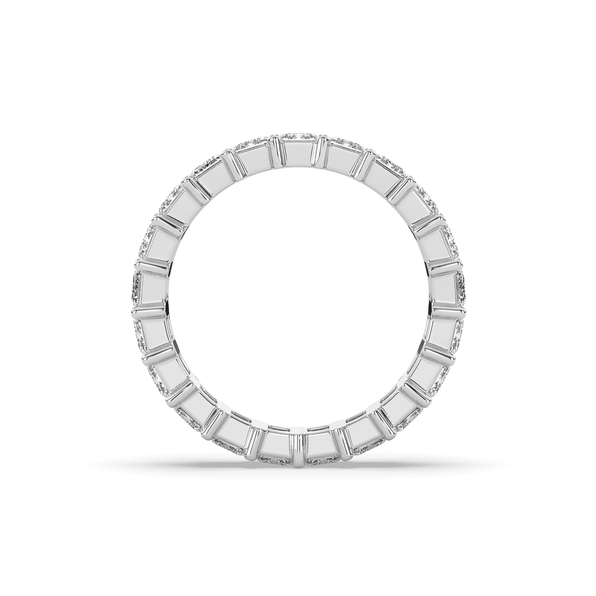 The Classic Emerald-Cut Diamond Eternity Band Ring