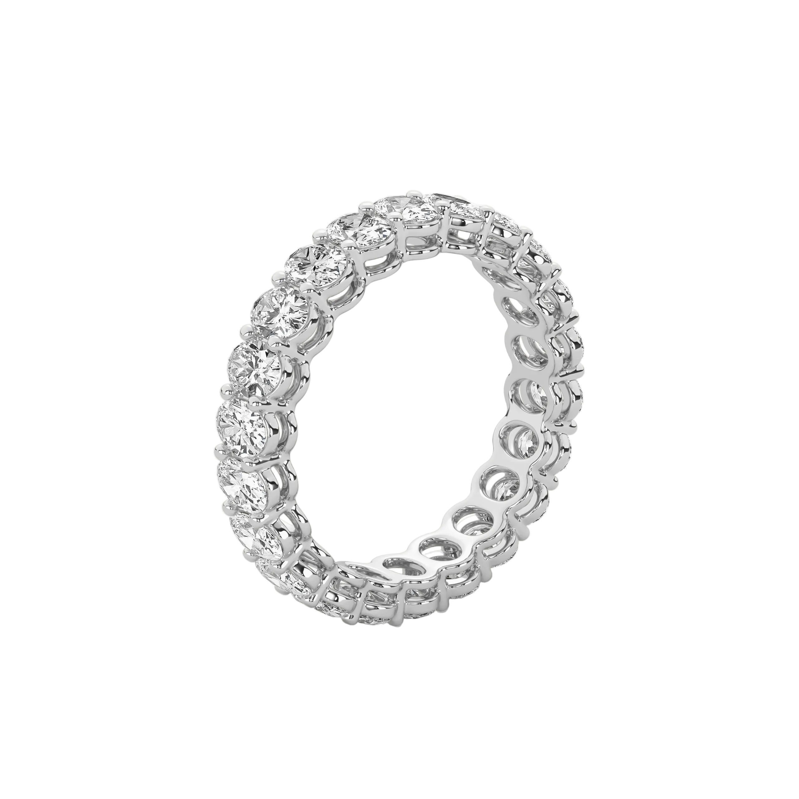 Oval Eternity Band