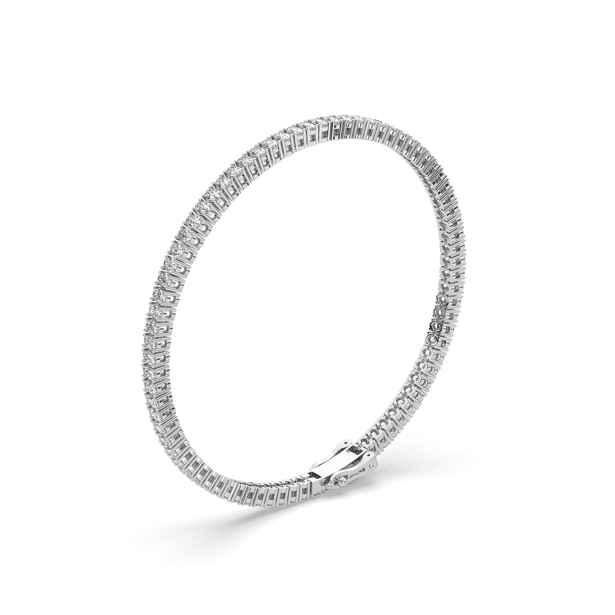 The Classic Oval Diamond Tennis Bracelet