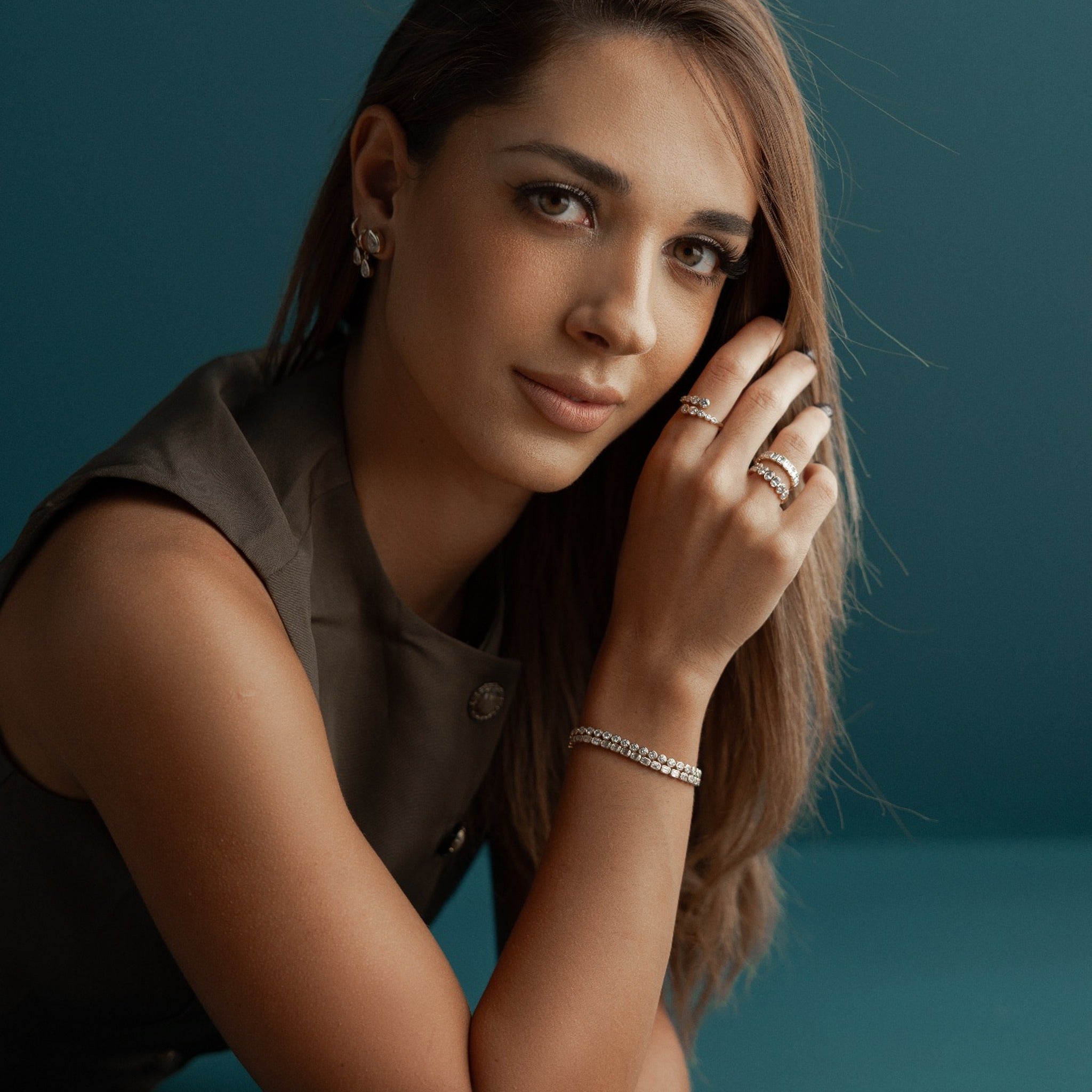 Bezel Diamond Wrap Ring