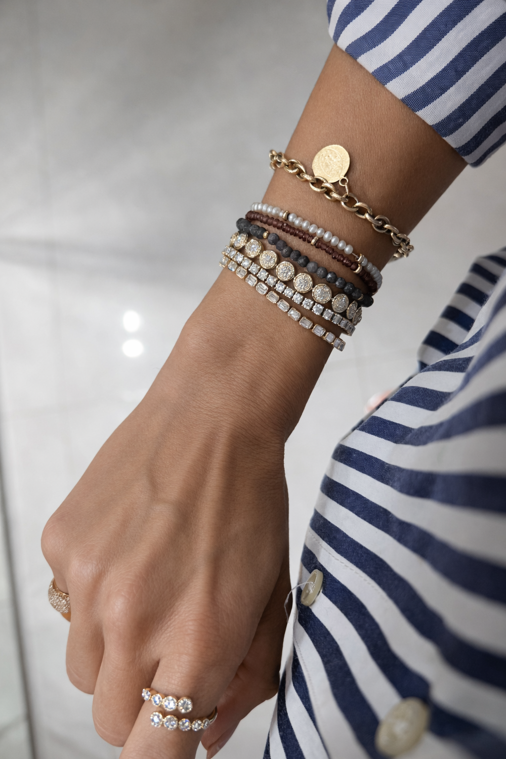 Bezel Diamond Wrap Ring