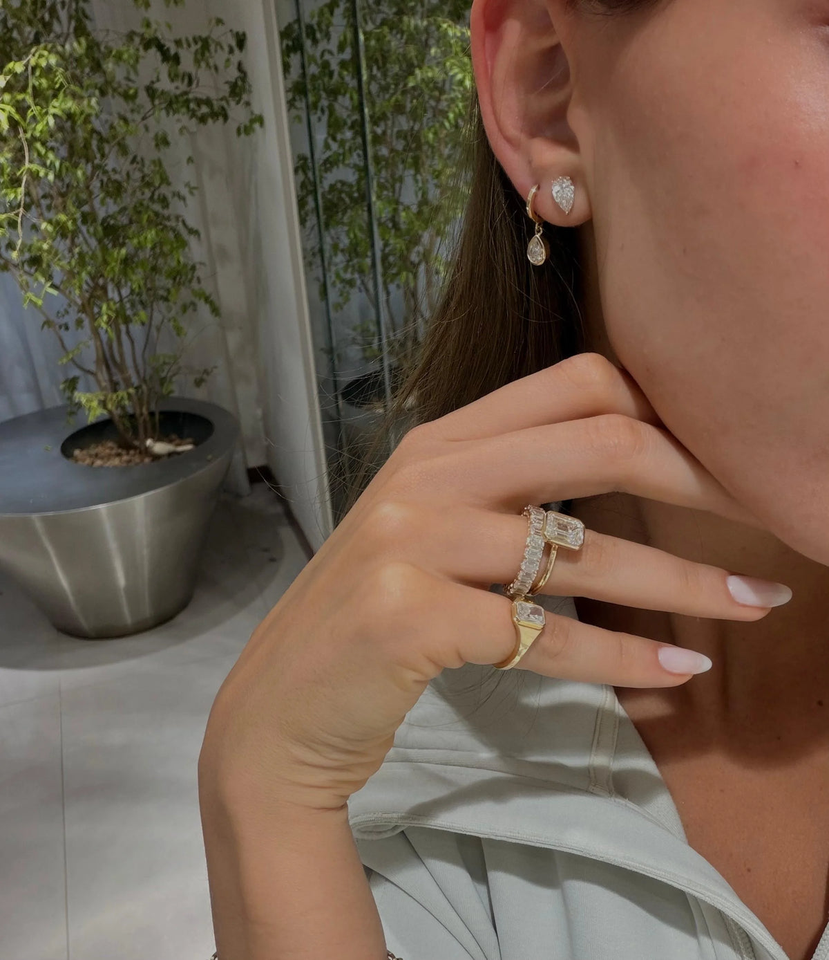 The Classic Emerald-Cut Diamond Eternity Band Ring