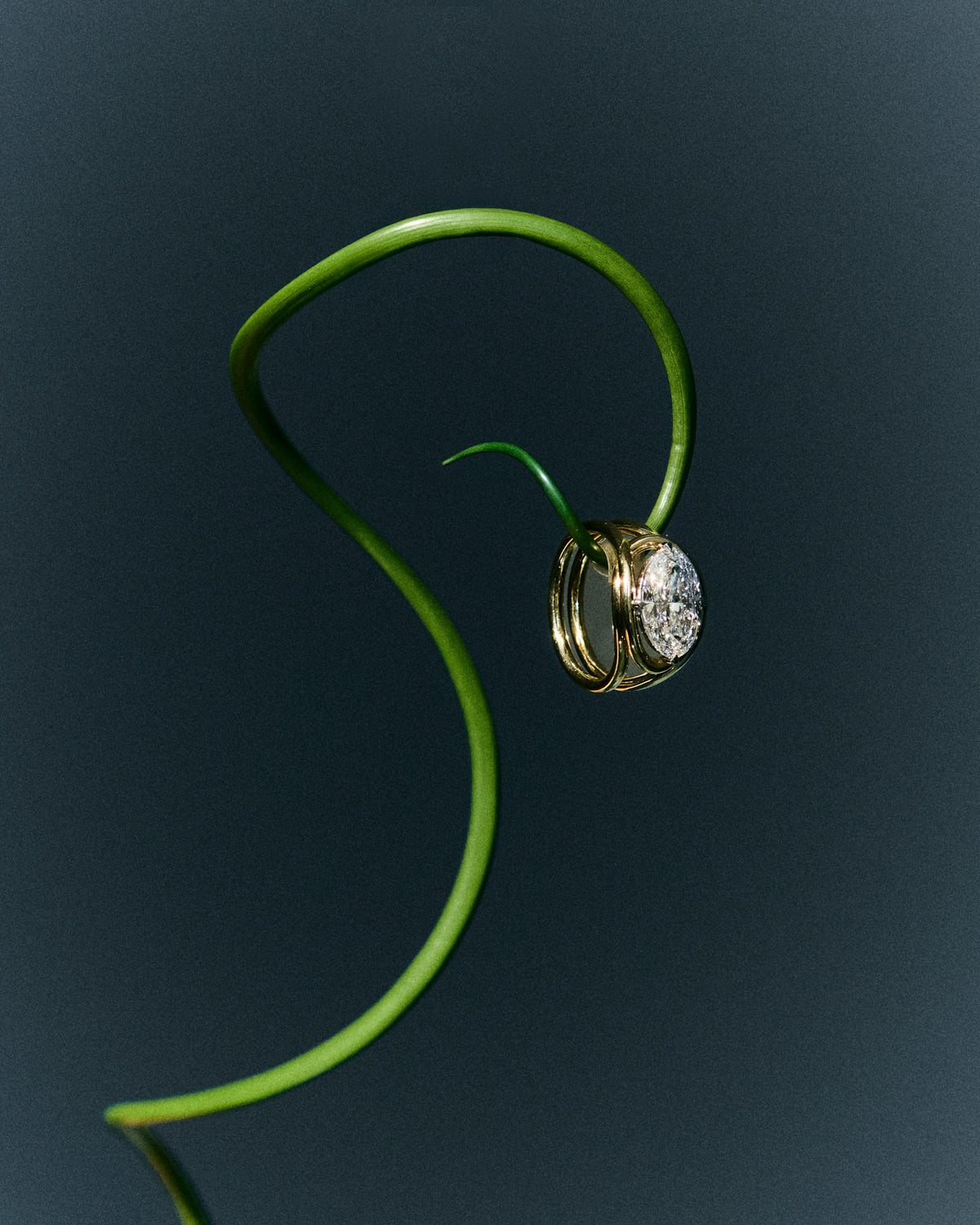 The East-West Oval Diamond Statement Ring