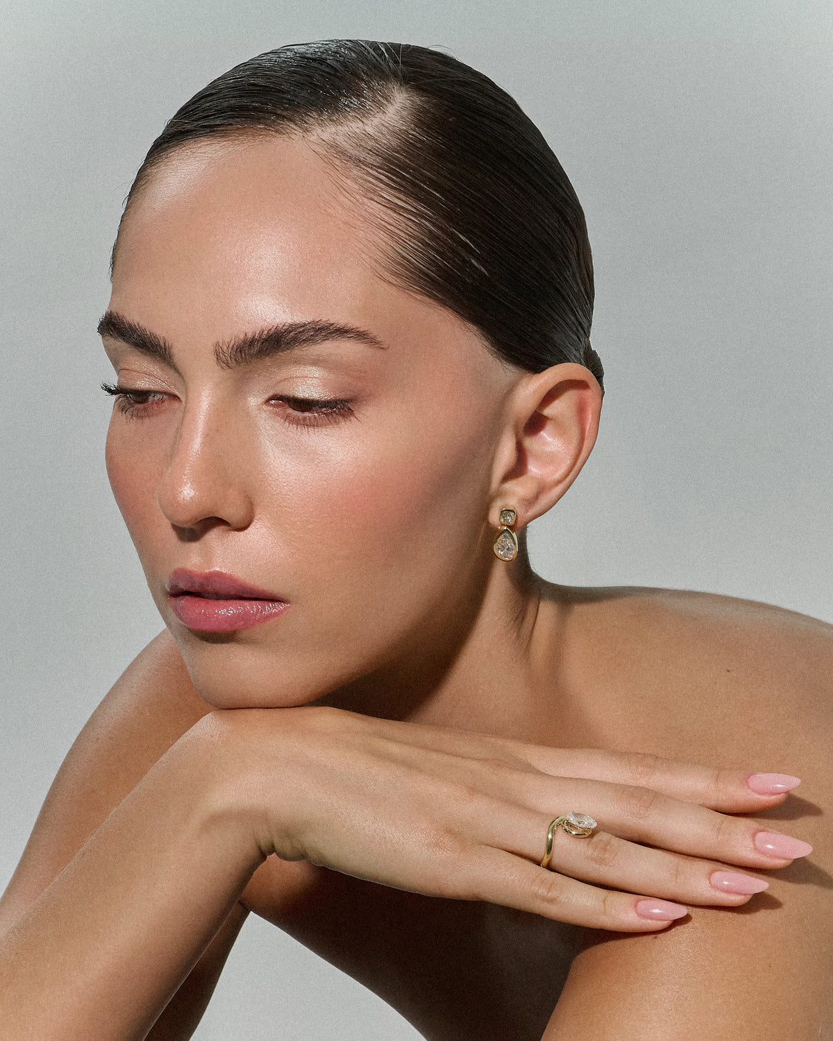 The Oval Diamond Wave Ring