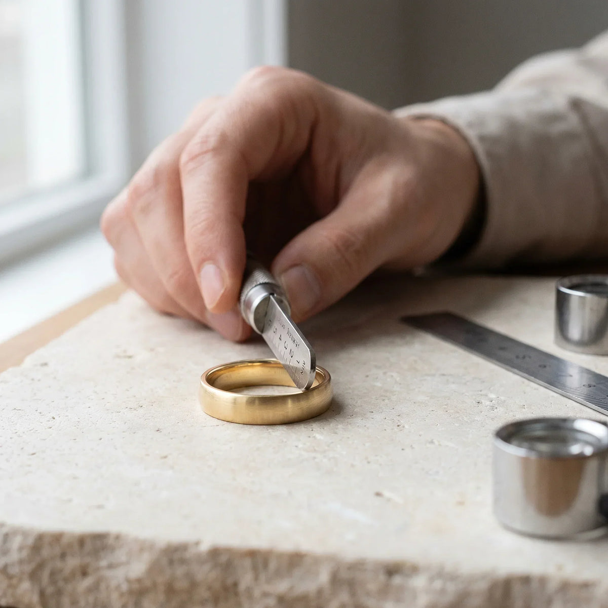Ring sizing: the millimetre table