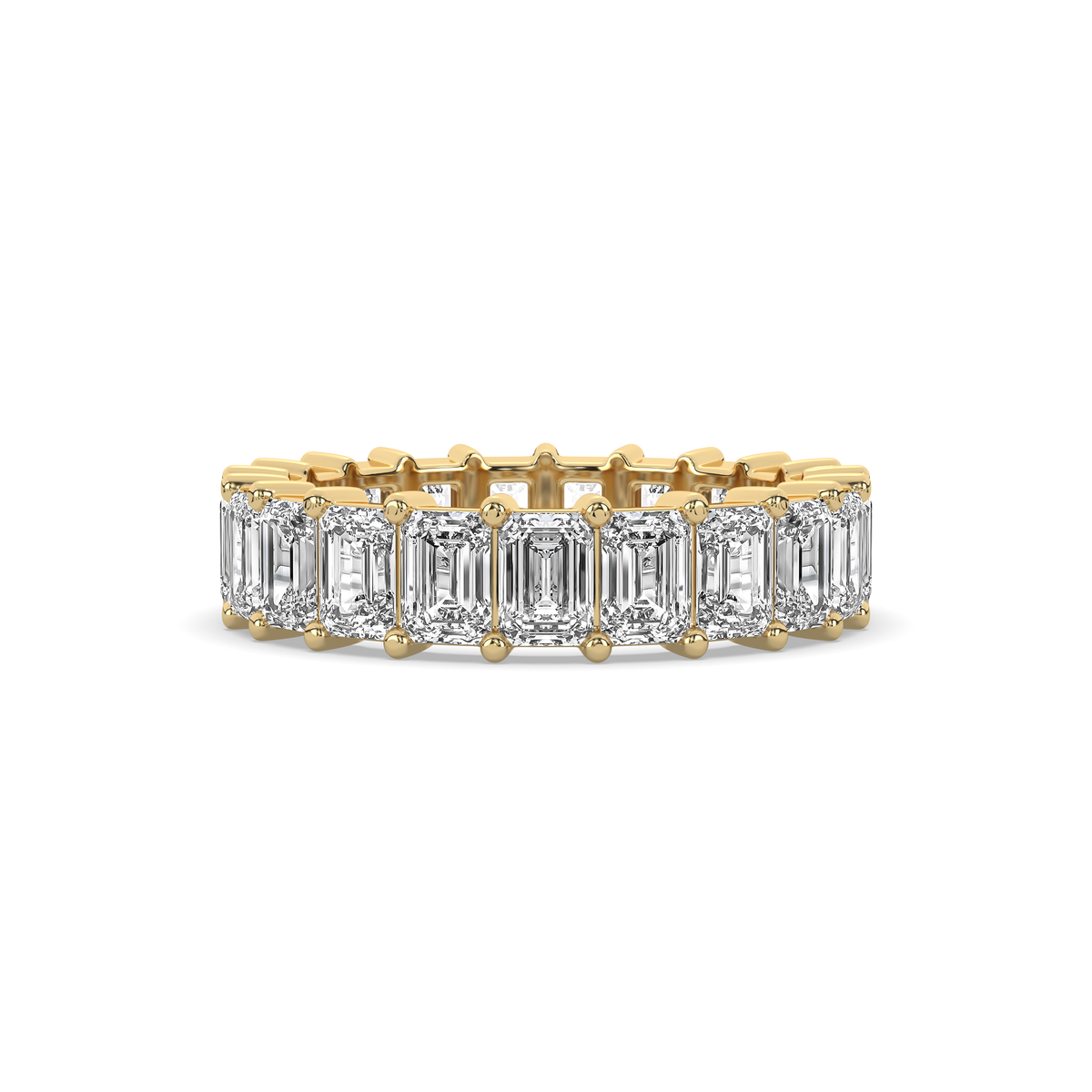 The Classic Emerald-Cut Diamond Eternity Band Ring
