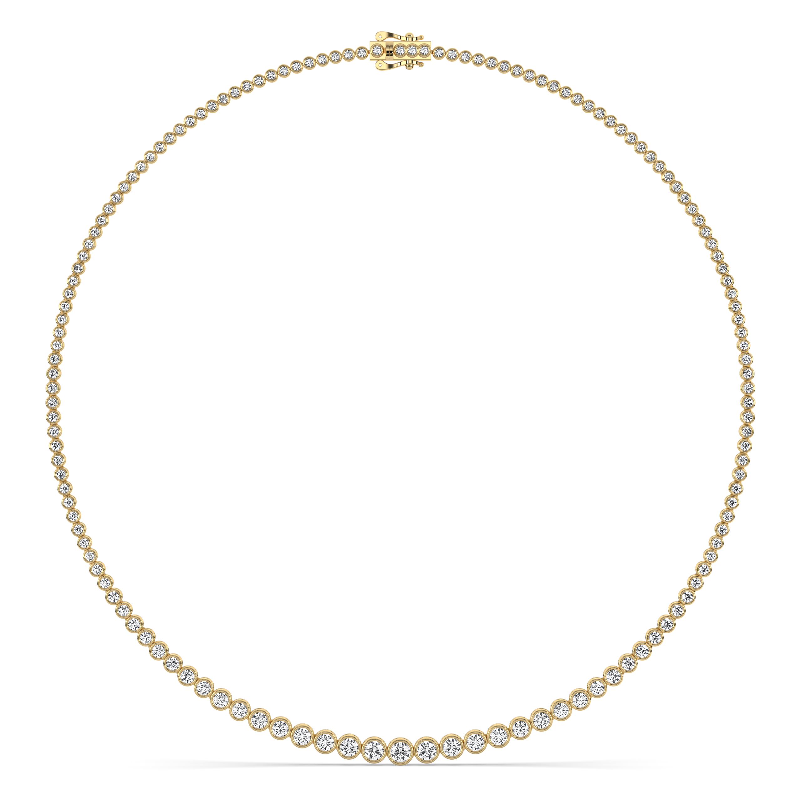 Diamond Graduated Tennis Necklace