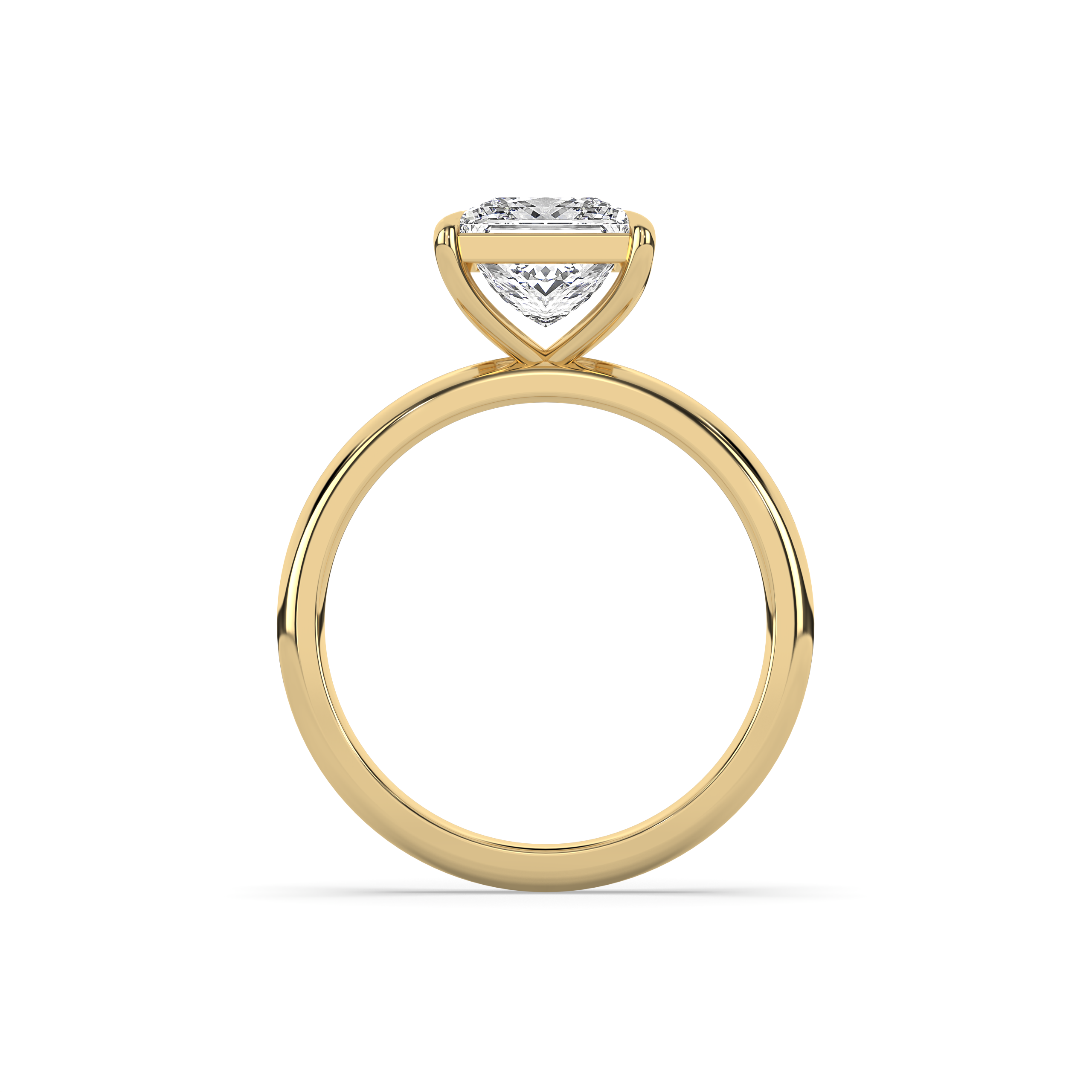 Princess Diamond Solitaire Engagement Ring
