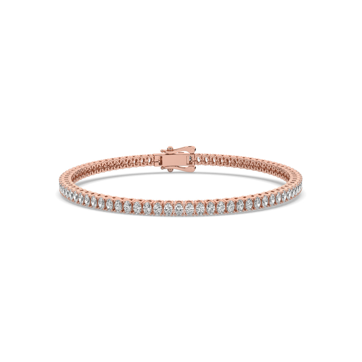The Classic Oval Diamond Tennis Bracelet
