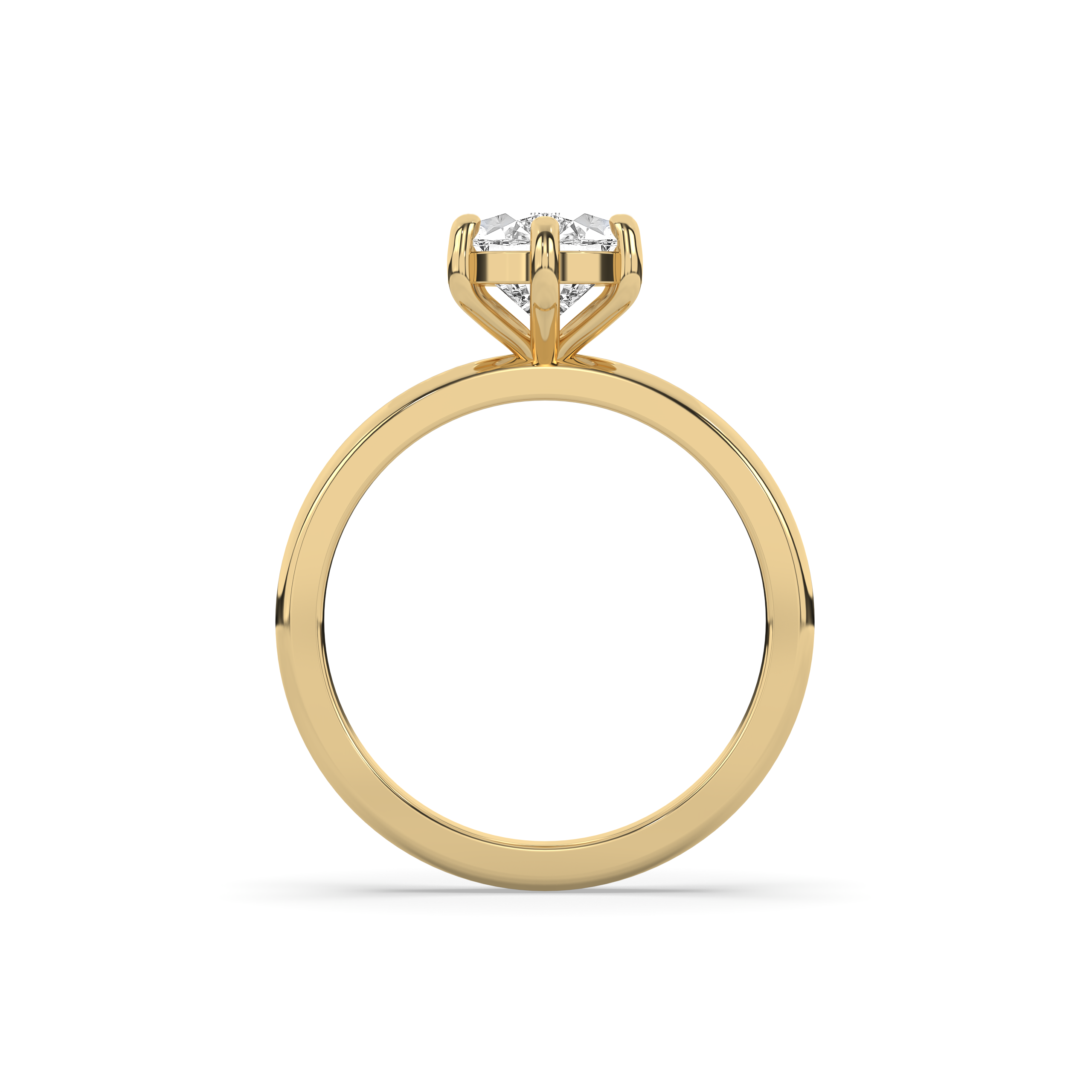 Pear Diamond Solitaire Engagement Ring