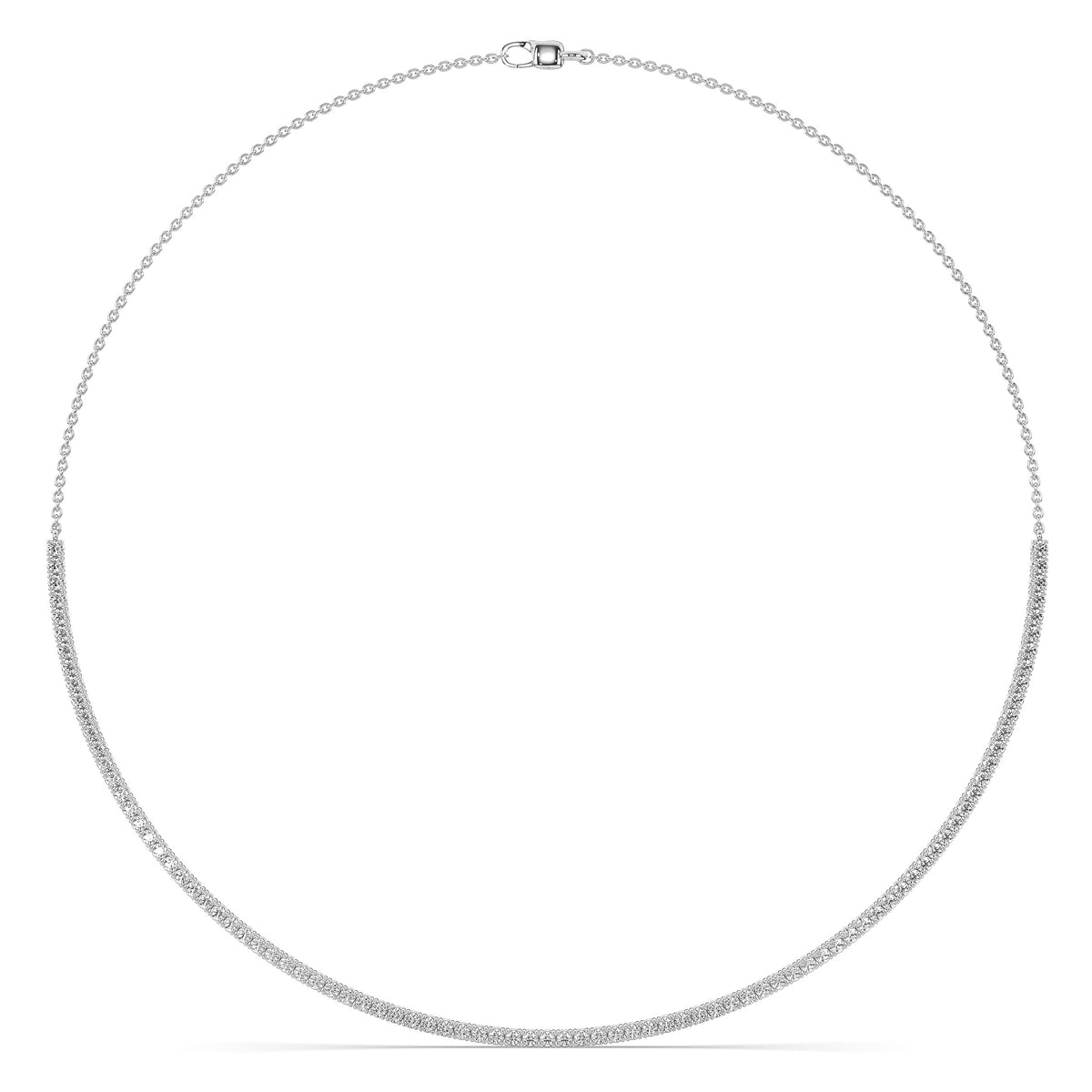 The Classic Half Tennis Necklace