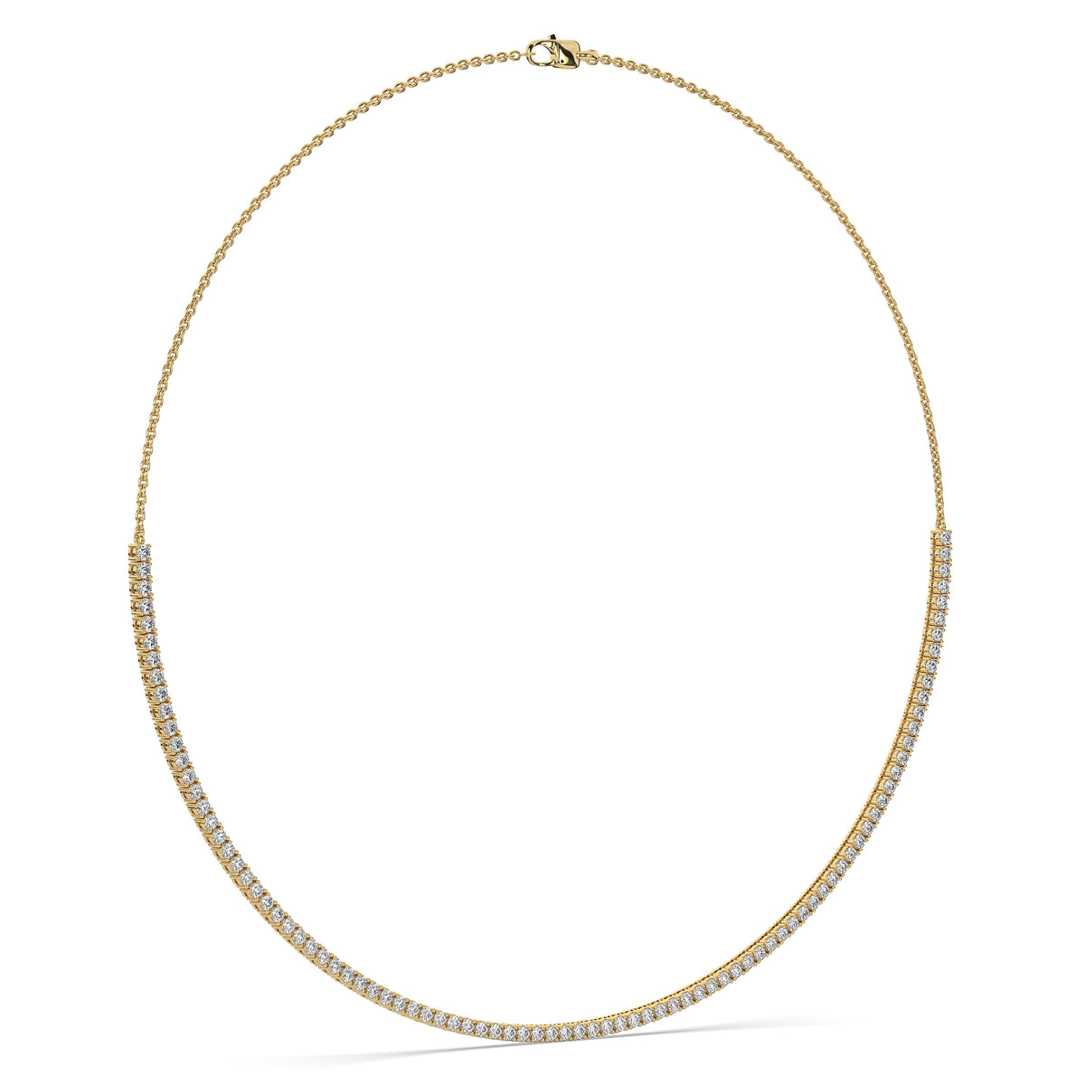 The Classic Half Tennis Necklace