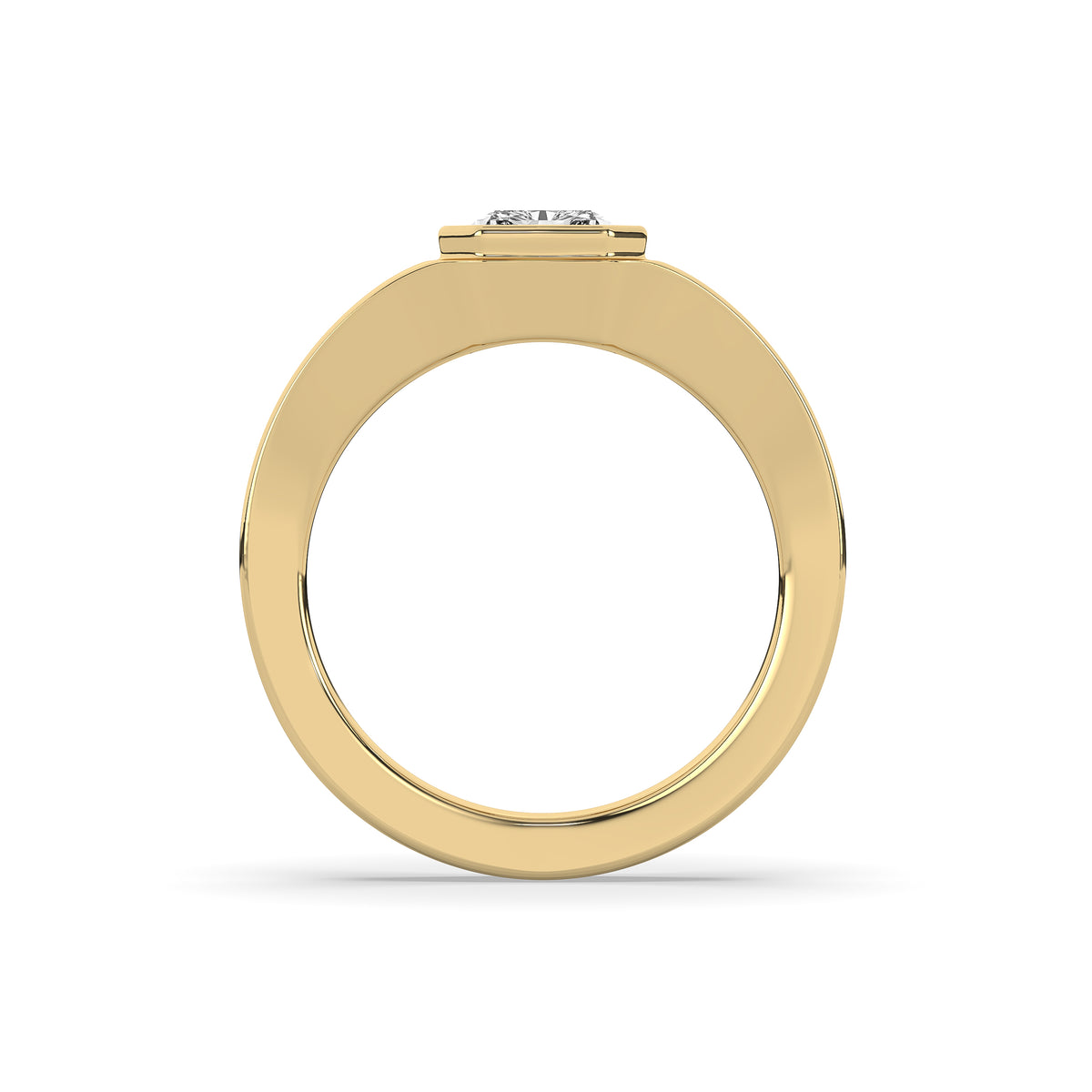 The Radiant-Cut Diamond Signet Ring