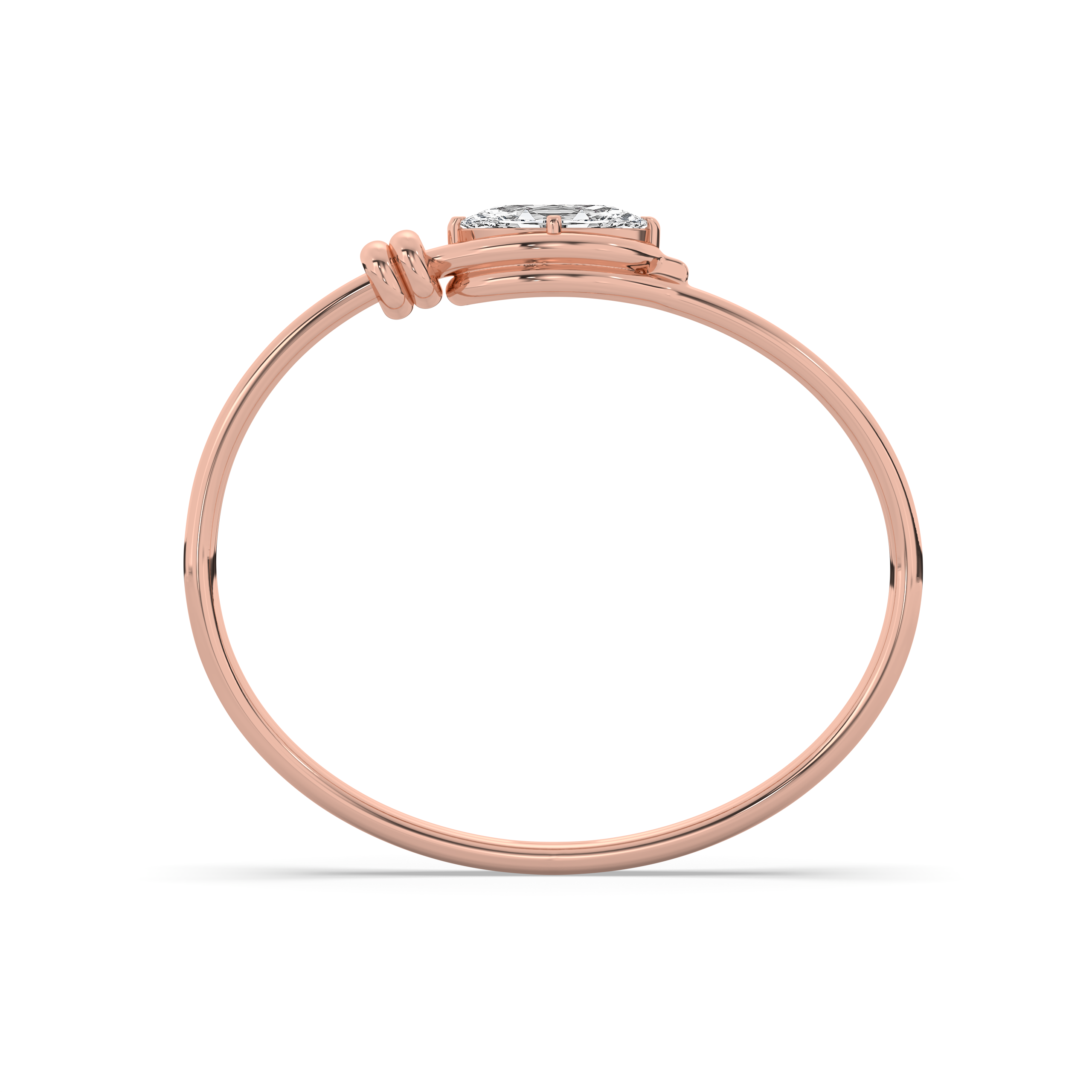 Victoria Oval Diamond Bangle Bracelet