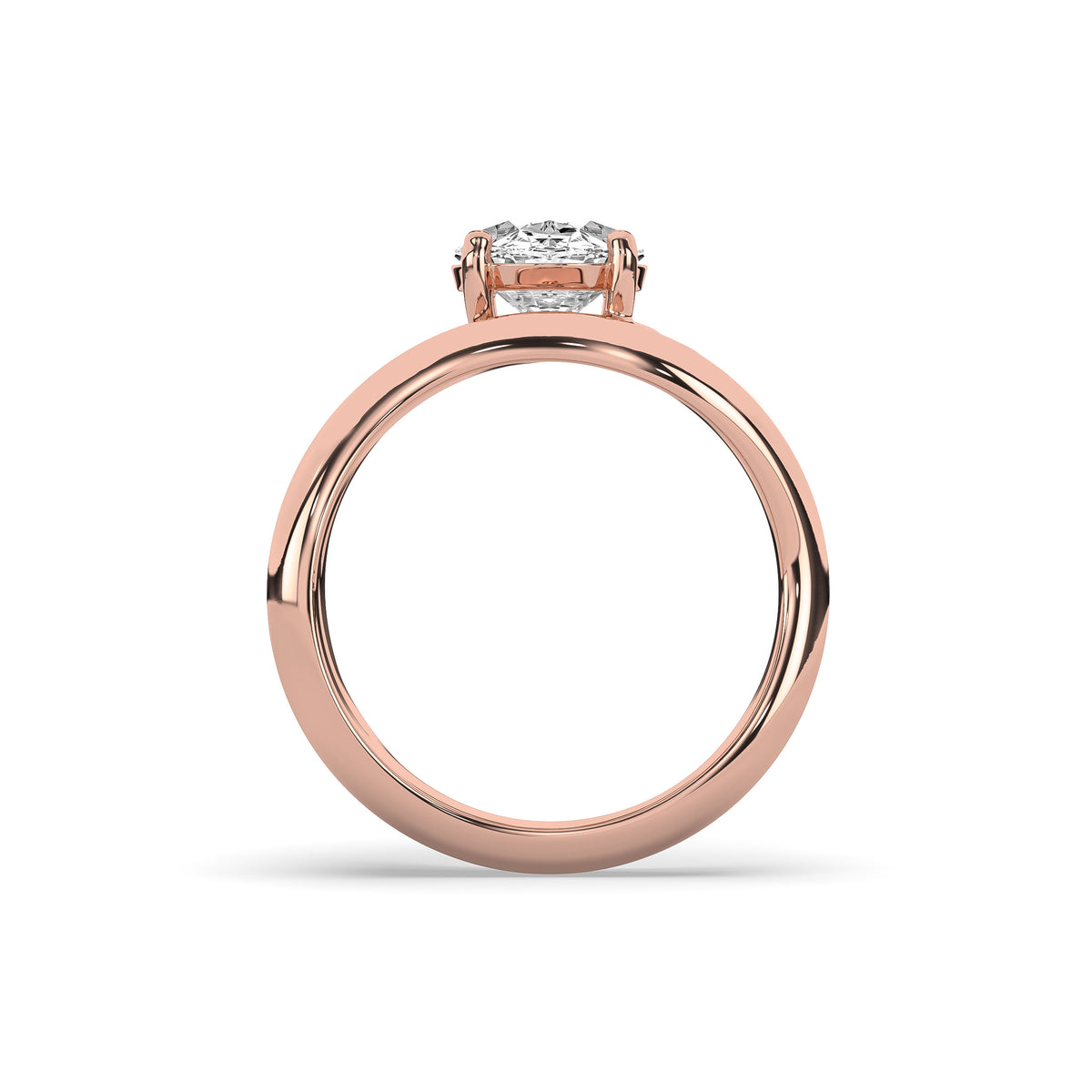 The Oval Diamond Wave Ring