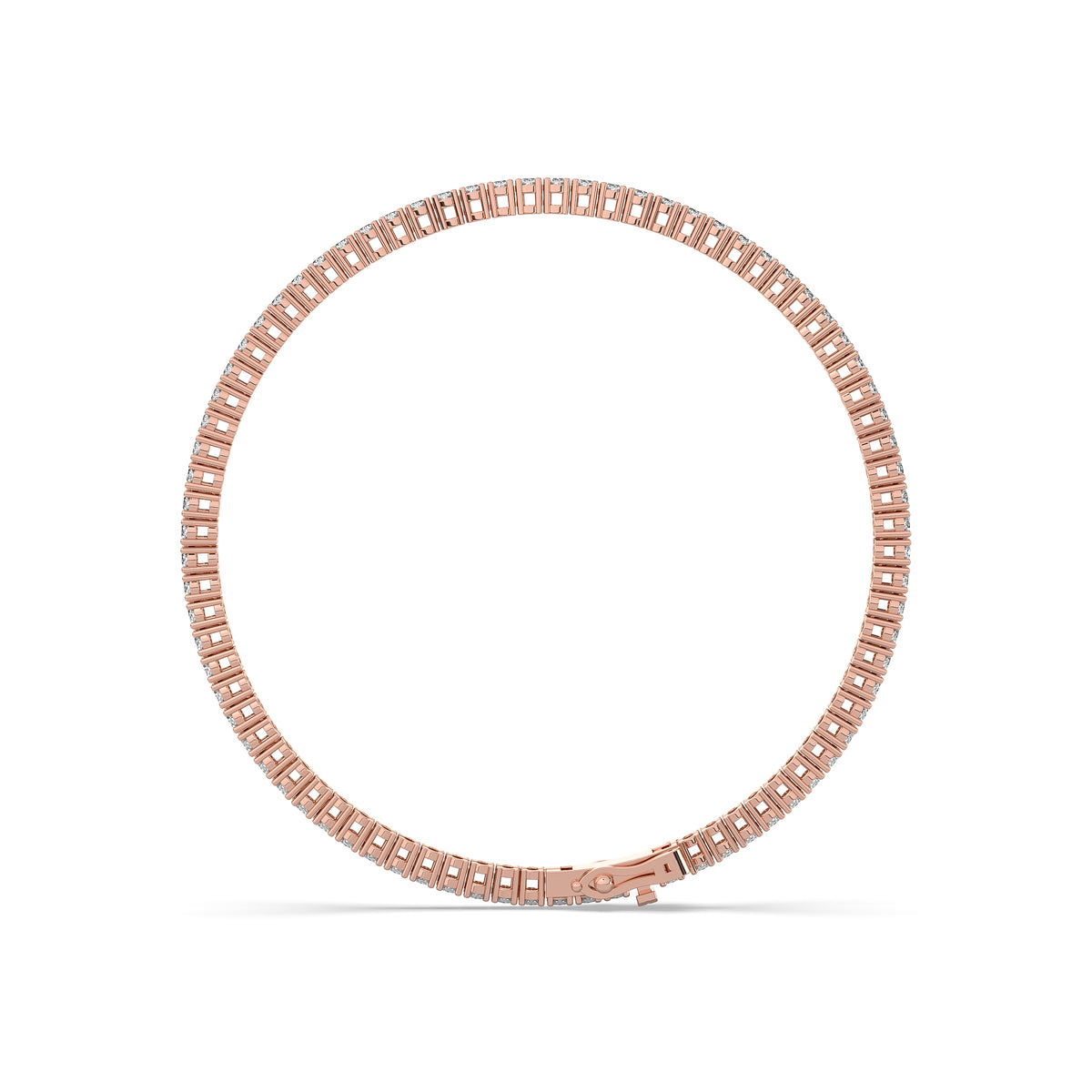The Classic Oval Diamond Tennis Bracelet