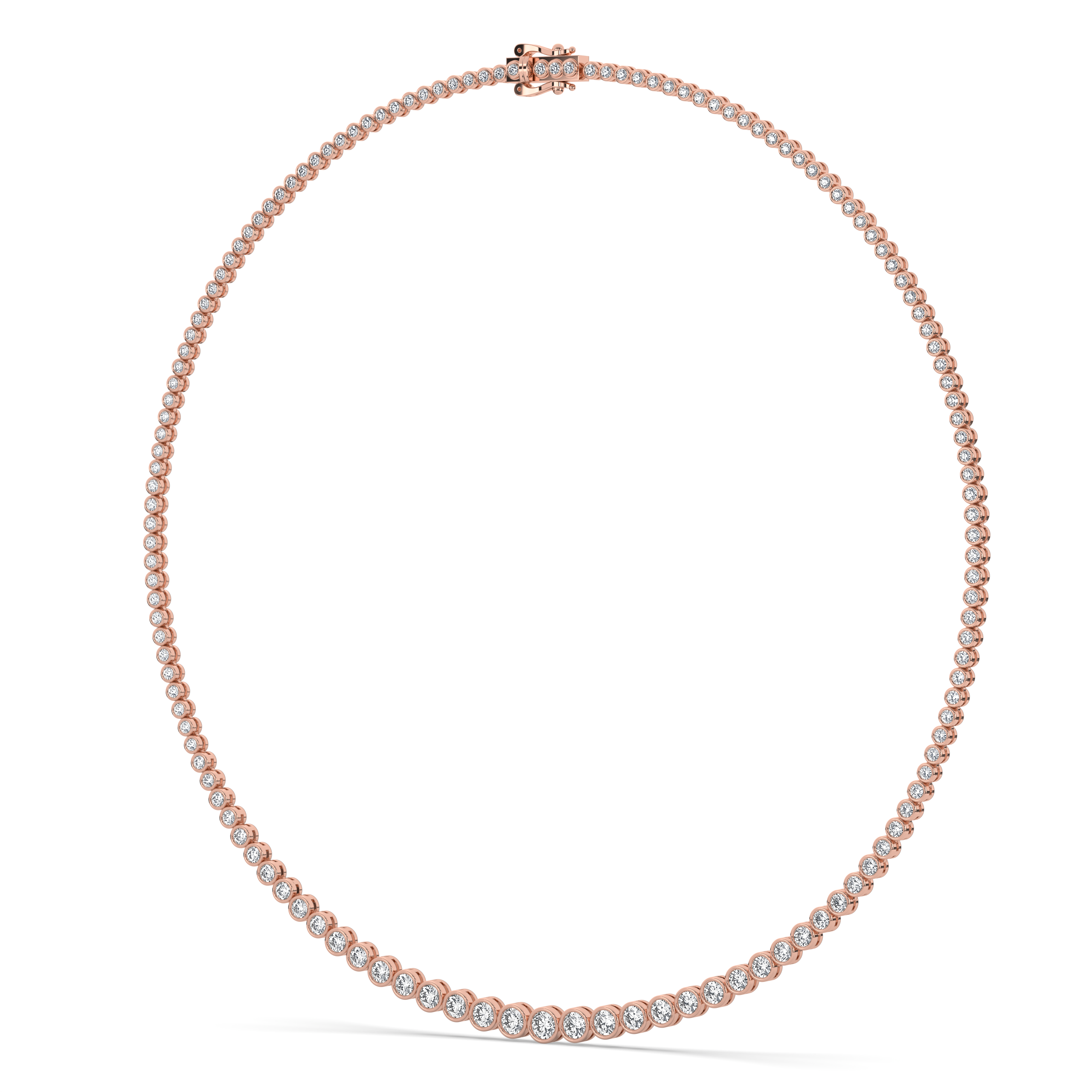 Diamond Graduated Tennis Necklace