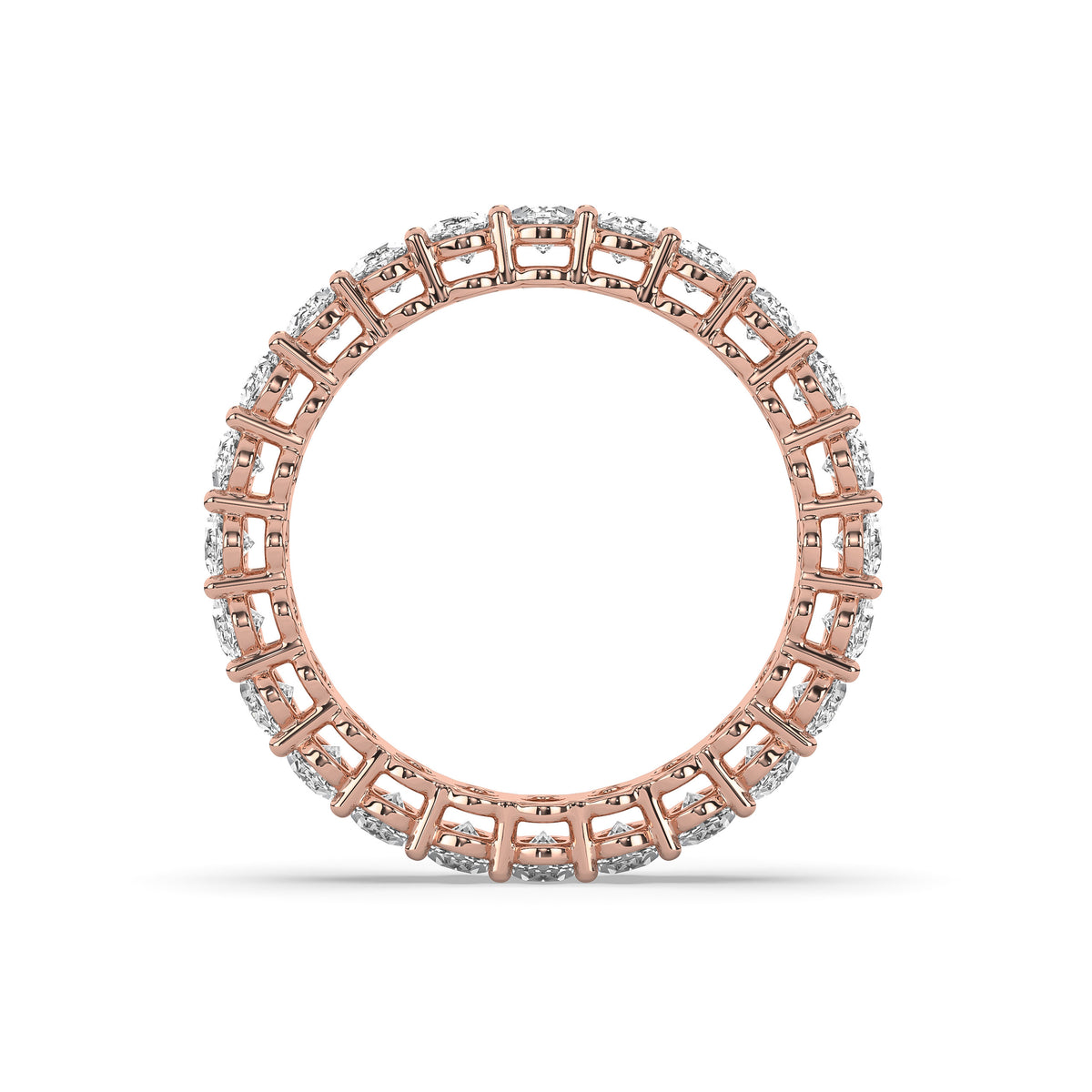 The Classic Oval Diamond Eternity Band