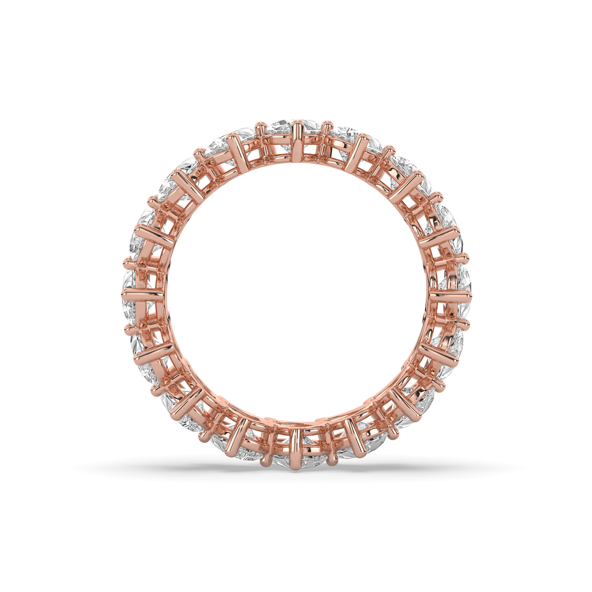 The Classic Pear Diamond Eternity Band Ring