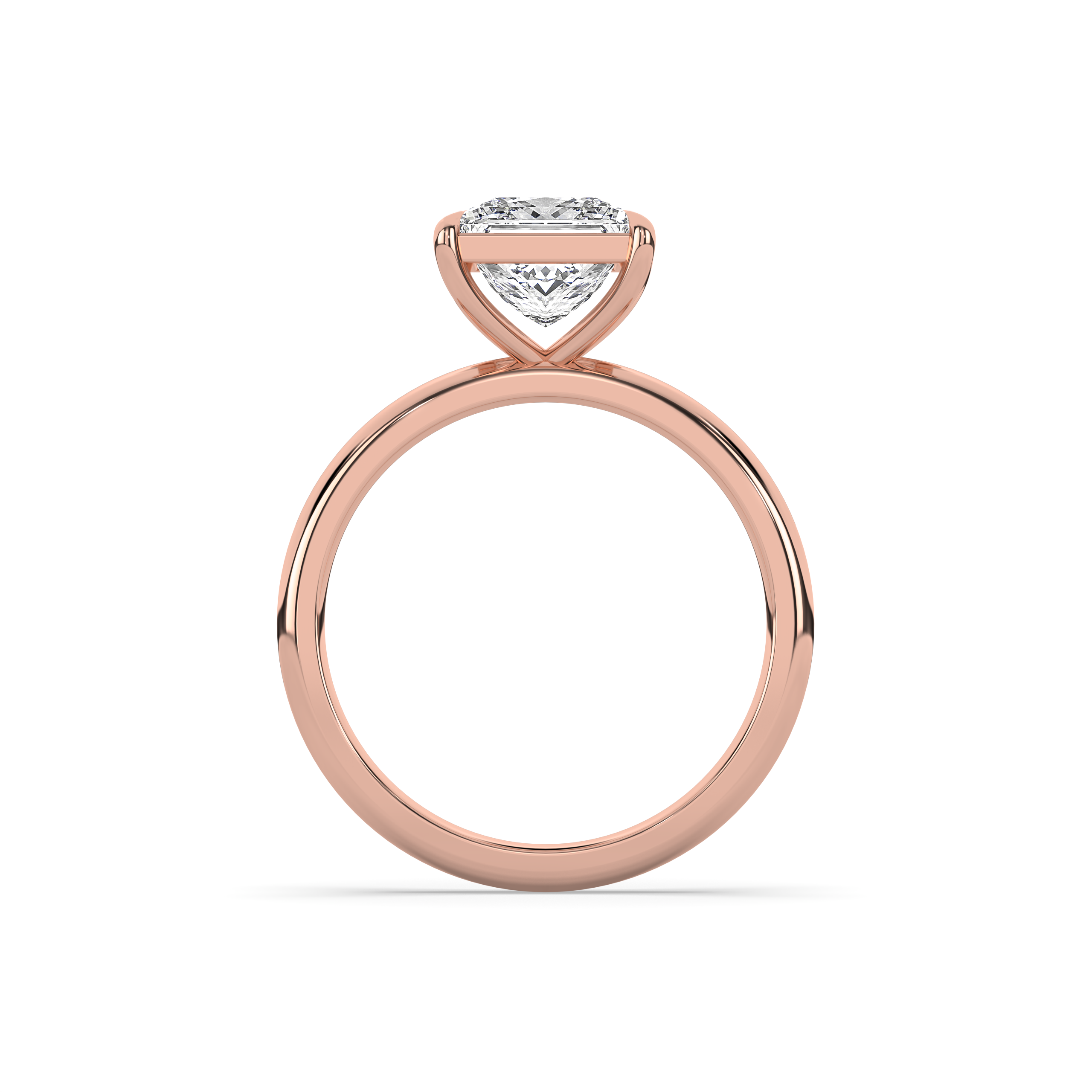 Princess Diamond Solitaire Engagement Ring