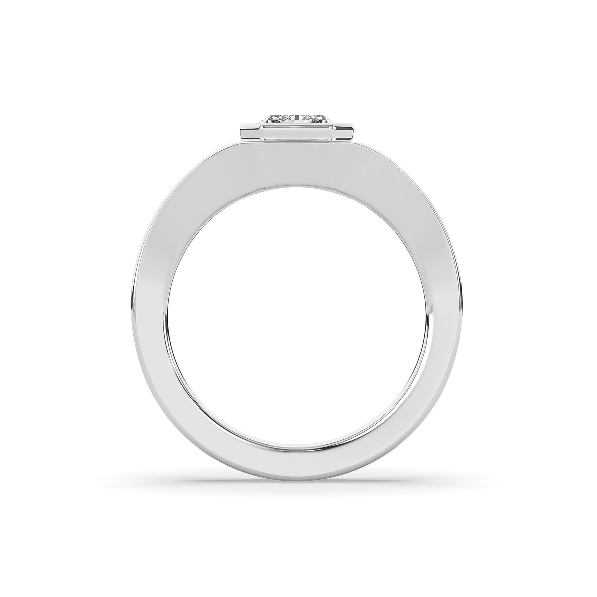 The Radiant-Cut Diamond Signet Ring
