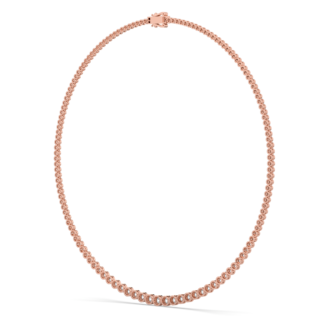Diamond Graduated Tennis Necklace