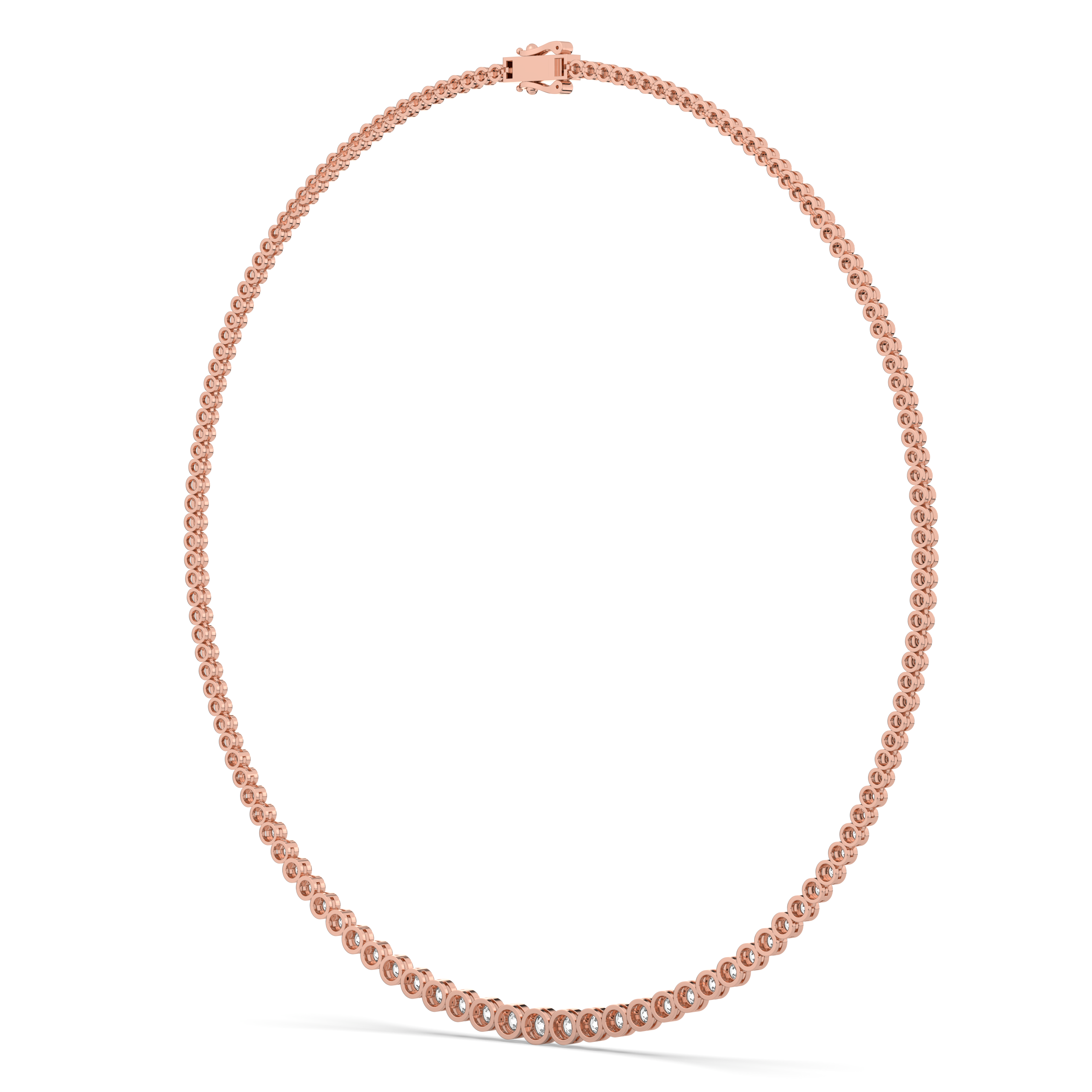 Diamond Graduated Tennis Necklace