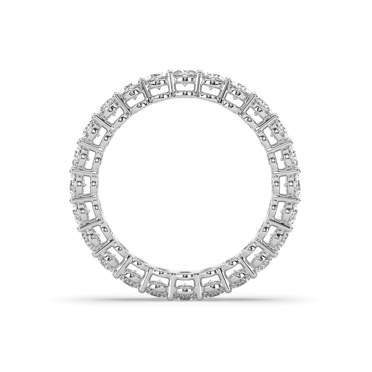 The Classic Oval Diamond Eternity Band