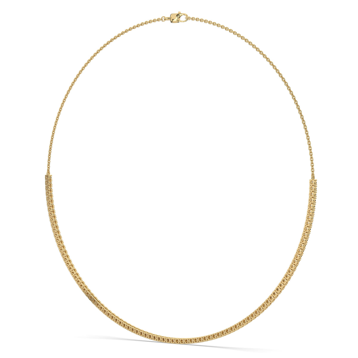 The Classic Half Tennis Necklace