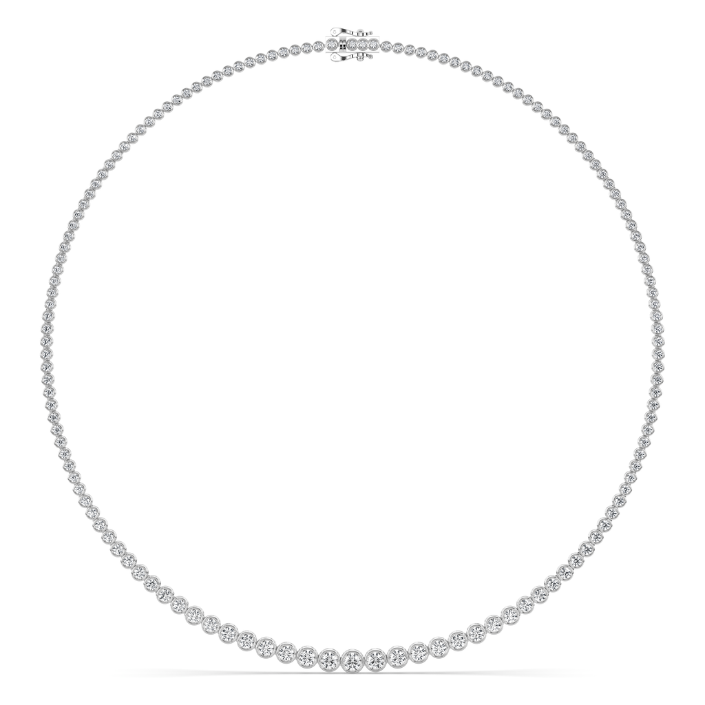 Diamond Graduated Tennis Necklace