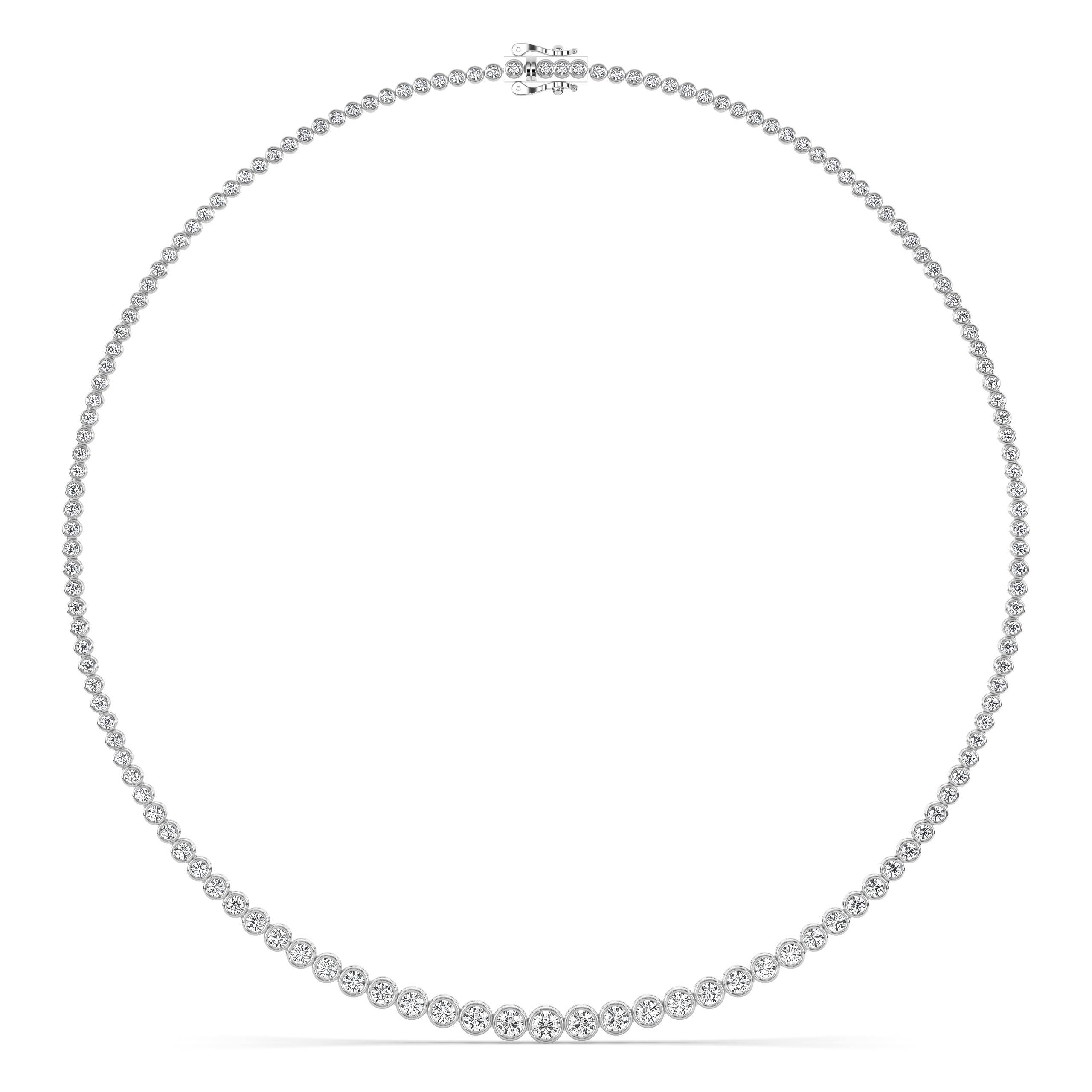 Diamond Graduated Tennis Necklace