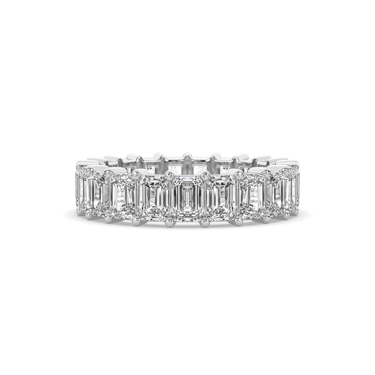The Classic Emerald-Cut Diamond Eternity Band Ring