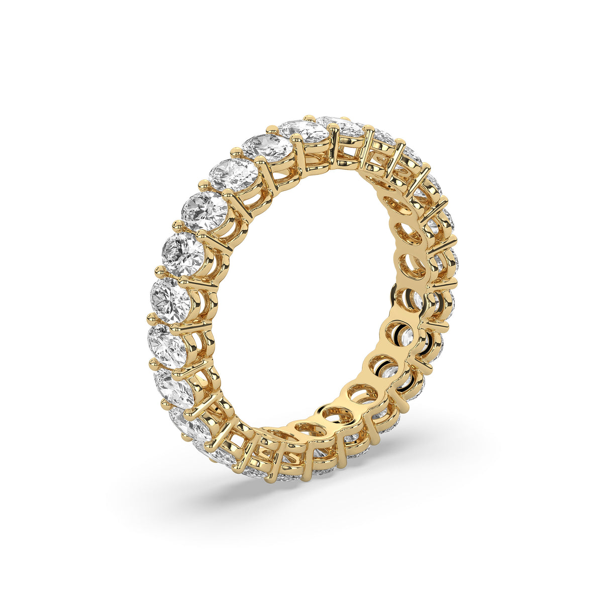 The Classic Oval Diamond Eternity Band
