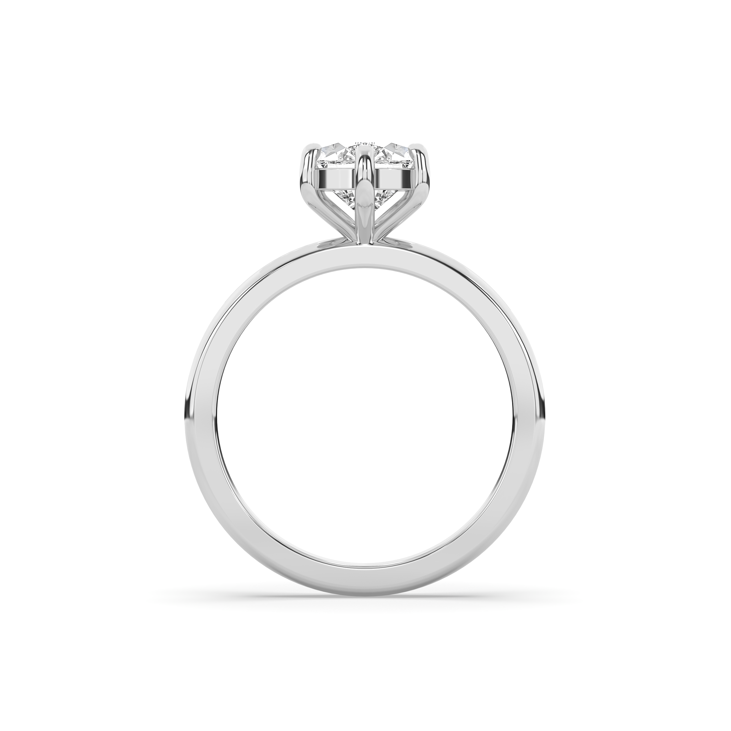 Pear Diamond Solitaire Engagement Ring