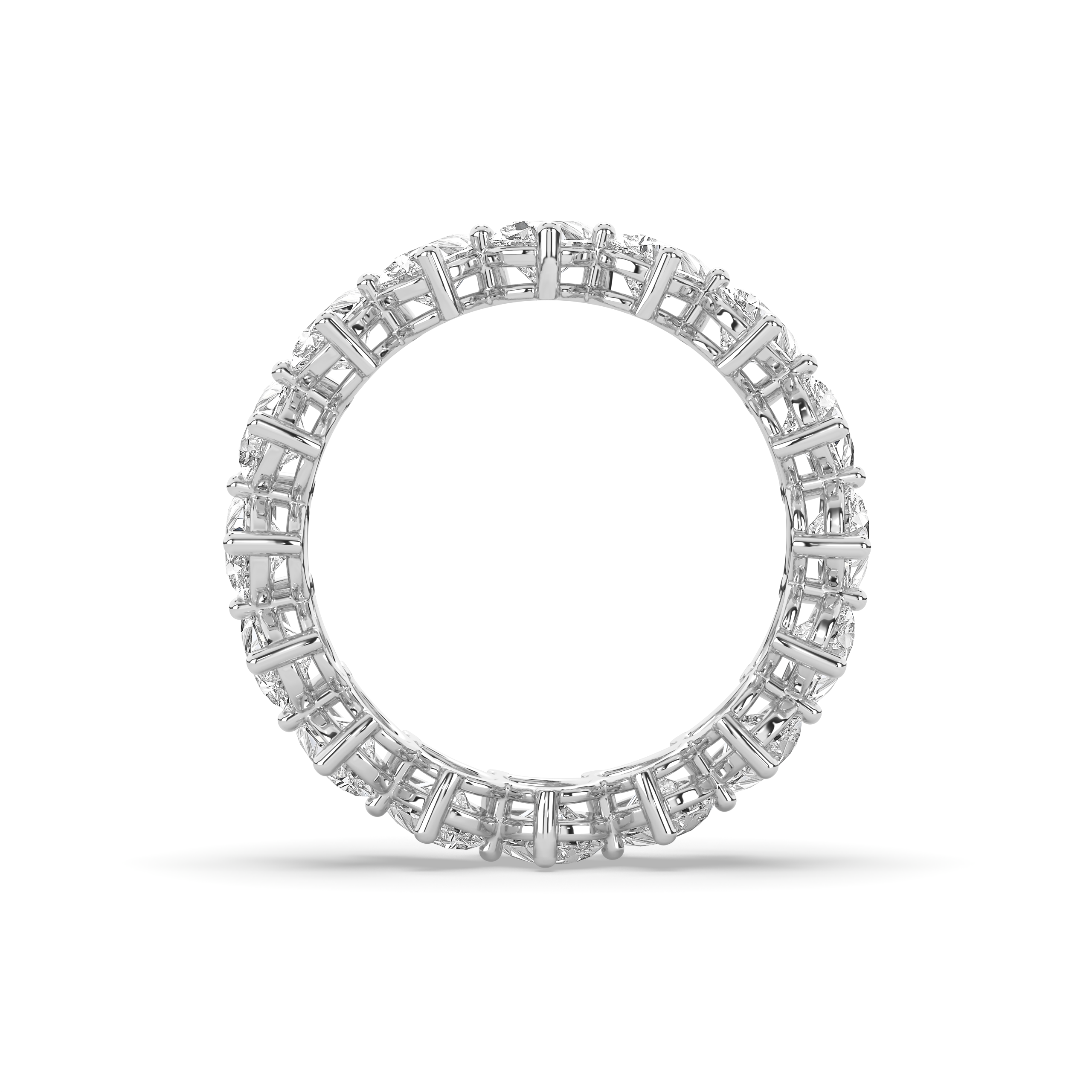 Pear Diamond Endless Love Eternity Band