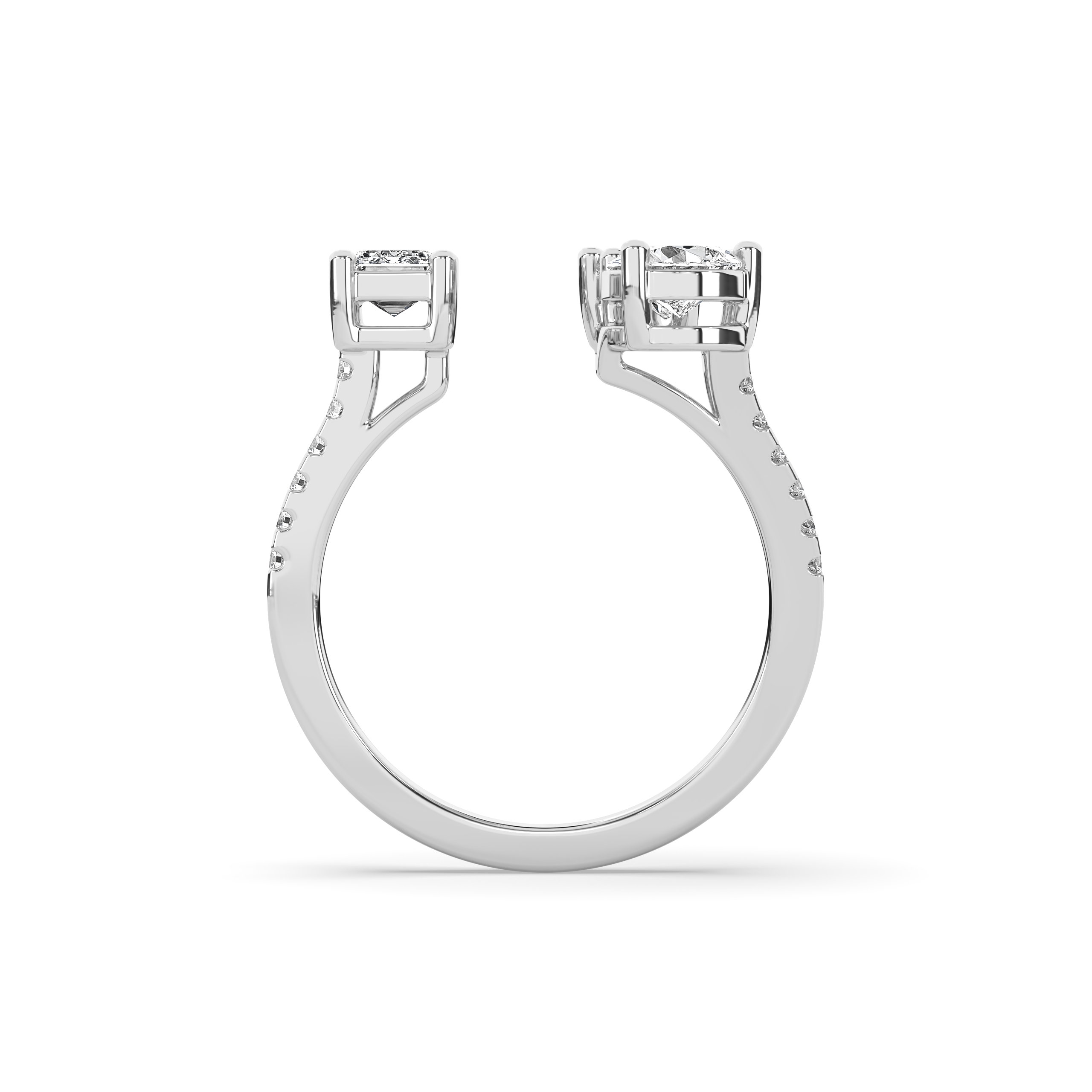 Multi Shape Open Statement Ring