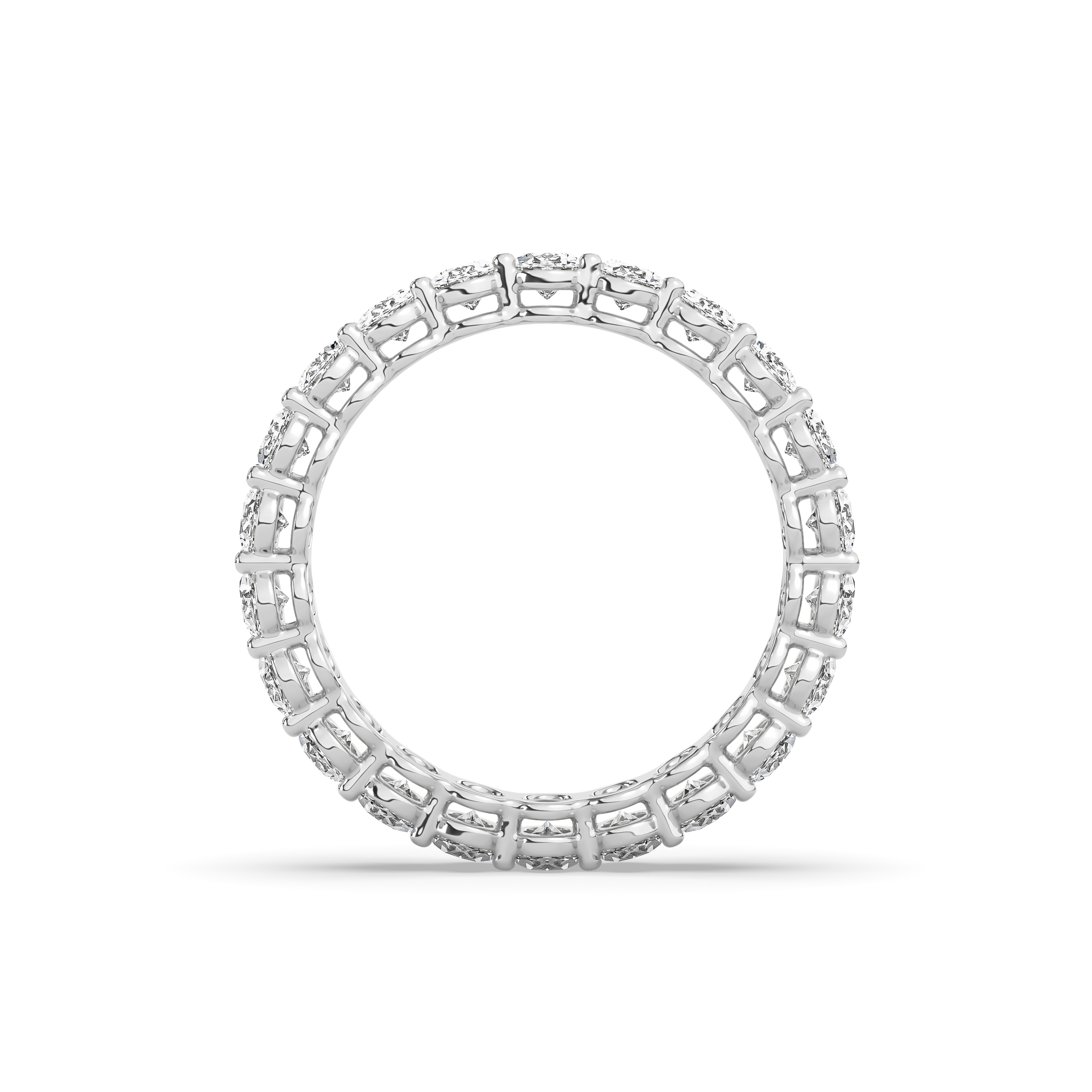Oval Eternity Band